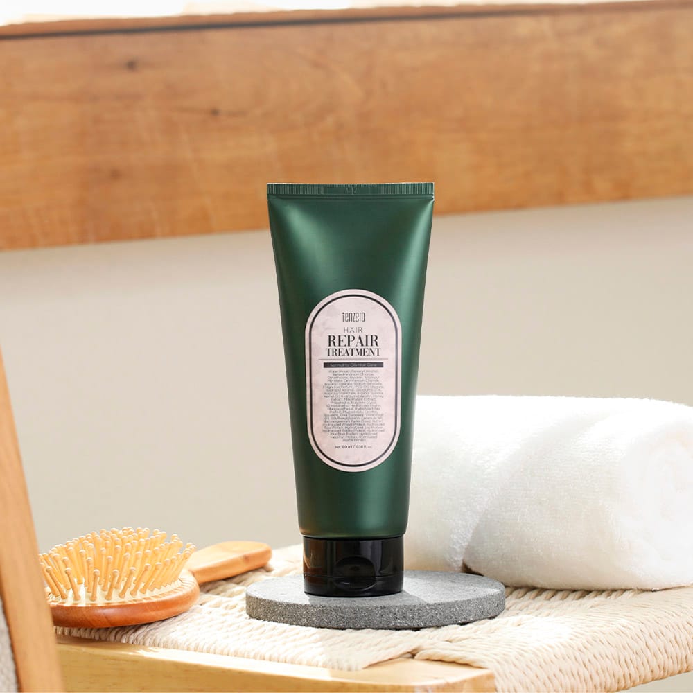 Бальзам для восстановления нормальных и жирных волос Tenzero Hair Repair Treatment, 180 мл - фото 3