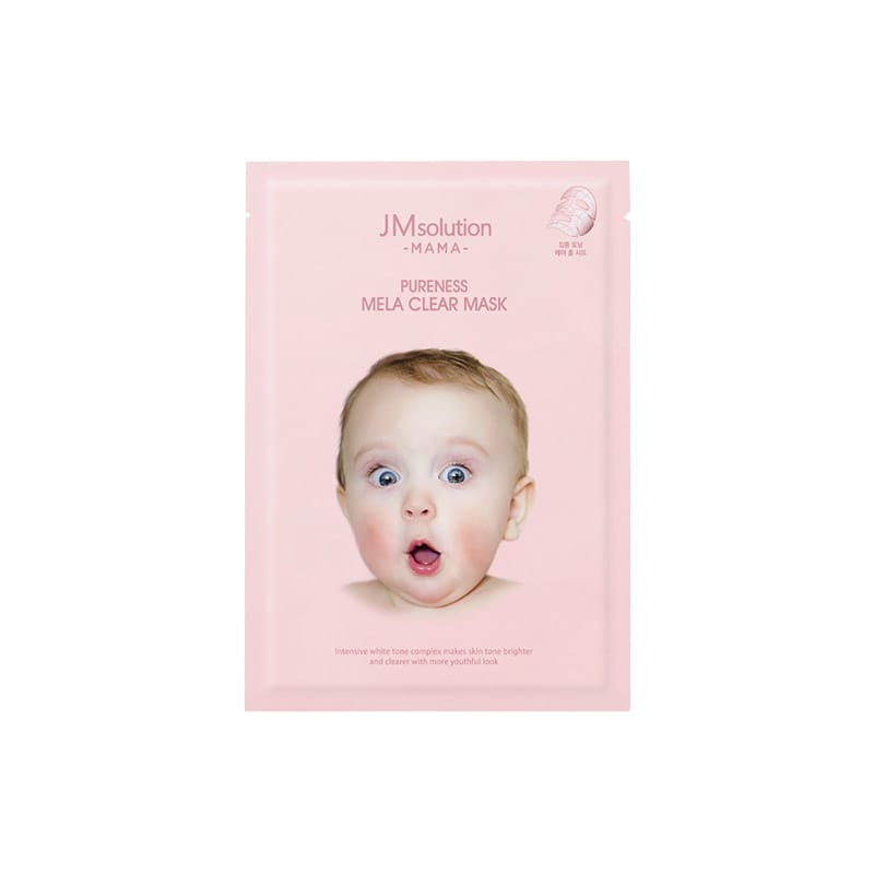 Тканевая маска для выравнивания тона лица Mama Pureness Mela Clear Mask Plus, 30 мл