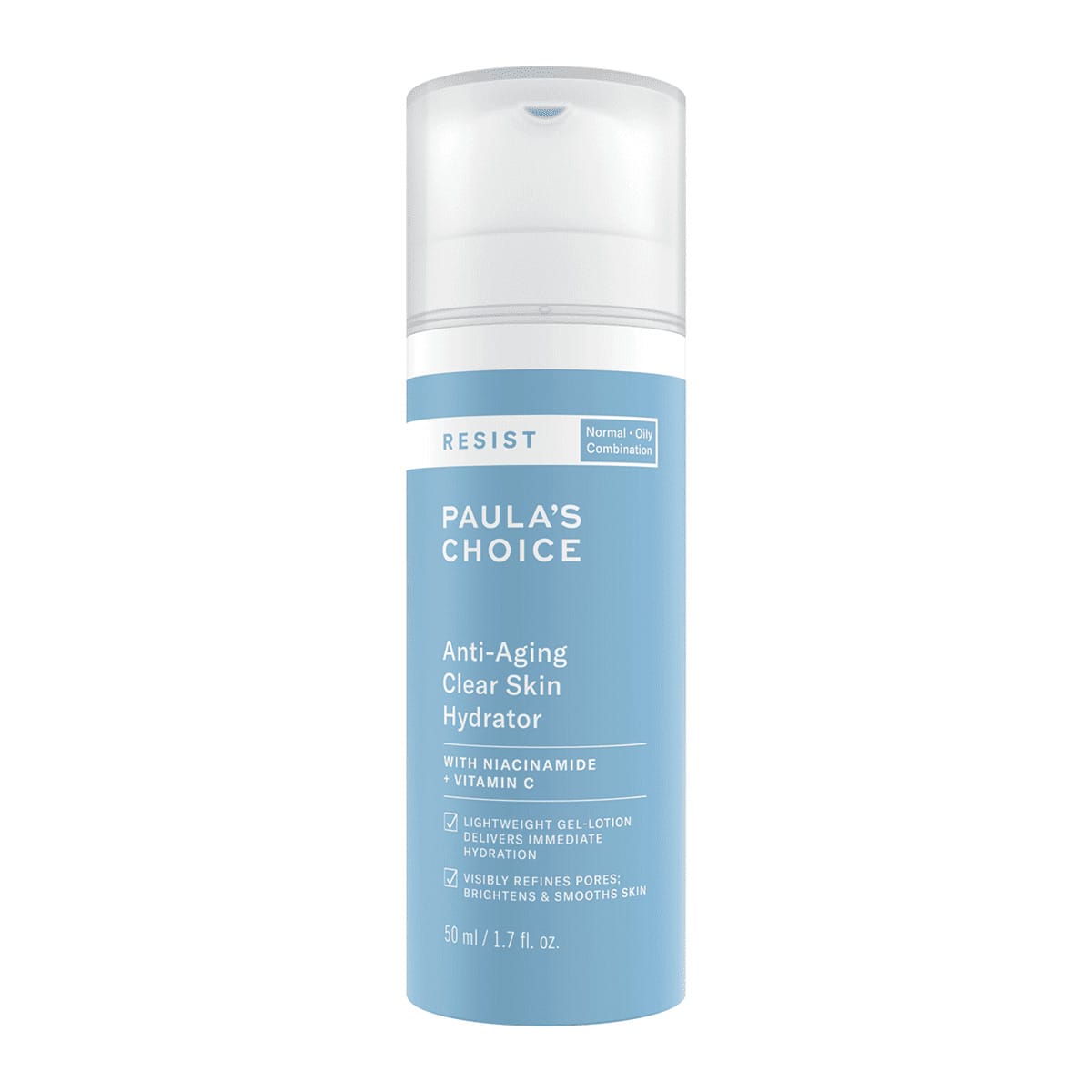 Paula's Choice Resist Anti-Aging Clear Skin Hydrator/Крем для зрелой кожи нормальной, жирной, комбинированной, 50 мл.