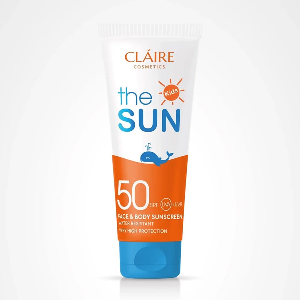 Claire The Sun Солнцезащитный крем для детей водостойкий SPF50, 200 мл. - фото 3