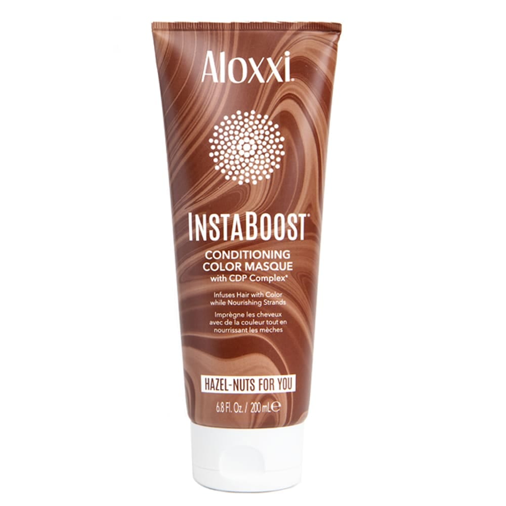 Тонирующая маска для волос Aloxxi InstaBoost Colour Masque Hazel-Nuts (Орех), 200 мл.