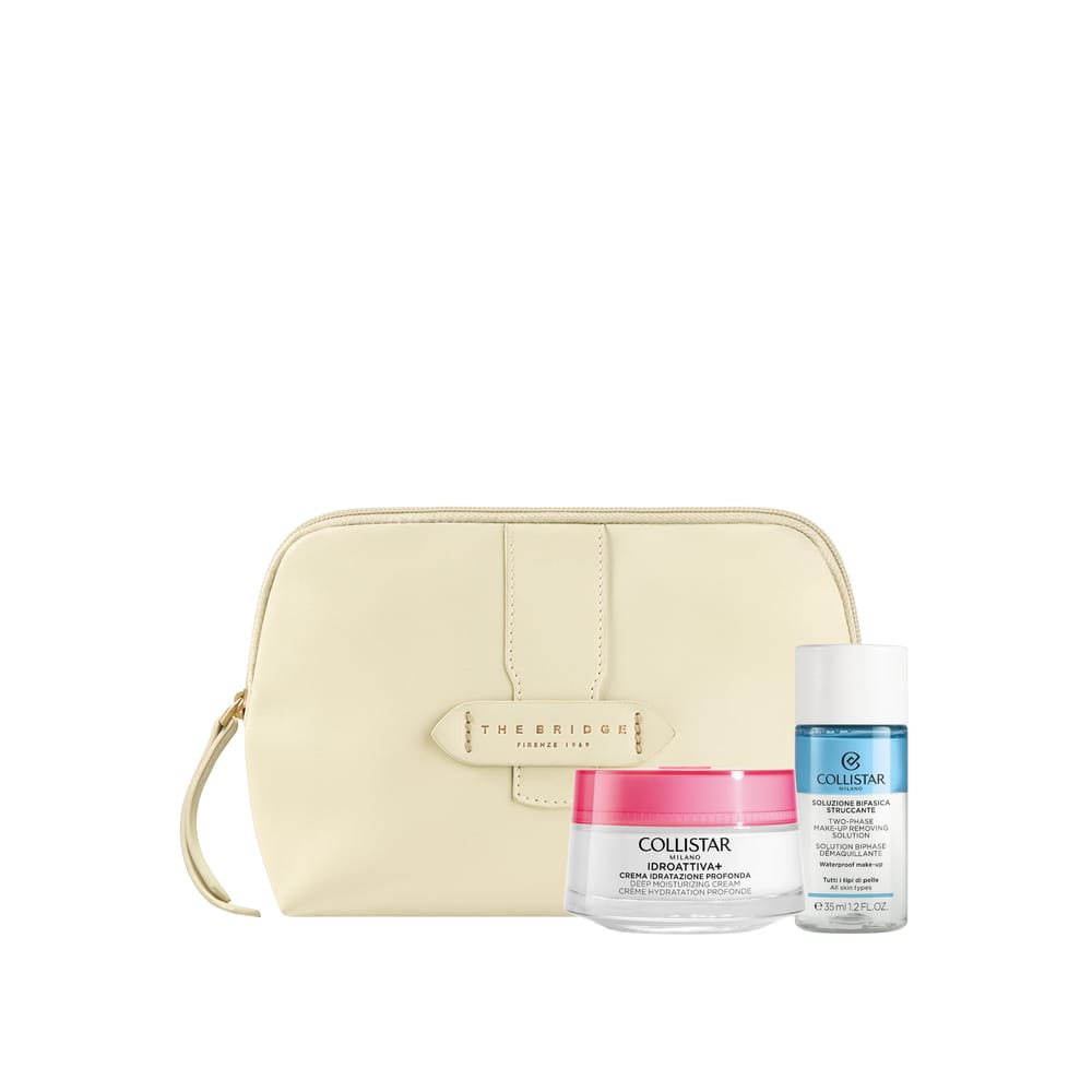 Набор косметический (Глубокоувлажняющий крем для лица Idroattiva+/Deep Moisturizing Cream,50мл+2х-фазное средство для снятия макияжа с глаз и губ Two - Phase Make-up Removing Solution Eyes-Lips, 35мл) - фото 2