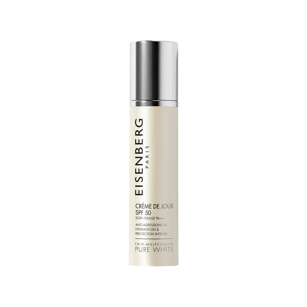 Крем дневной "увлажнение и интенсивная защита" SPF 50 предотвращающий появление пигментных пятен CREME DE JOUR SPF 50 50 мл