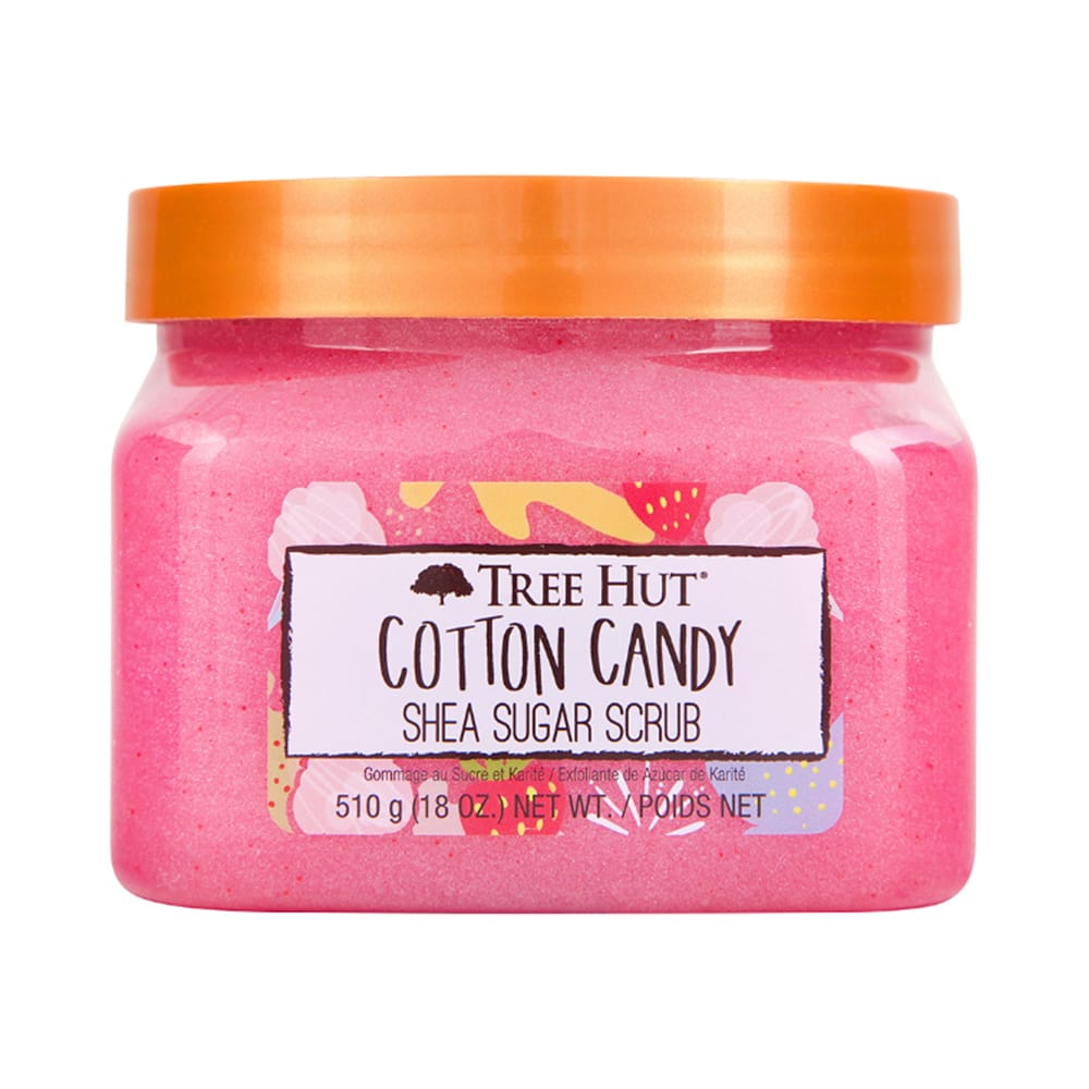 Сахарный скраб для тела с шиммером c ароматом сладкой ваты Cotton Candy
