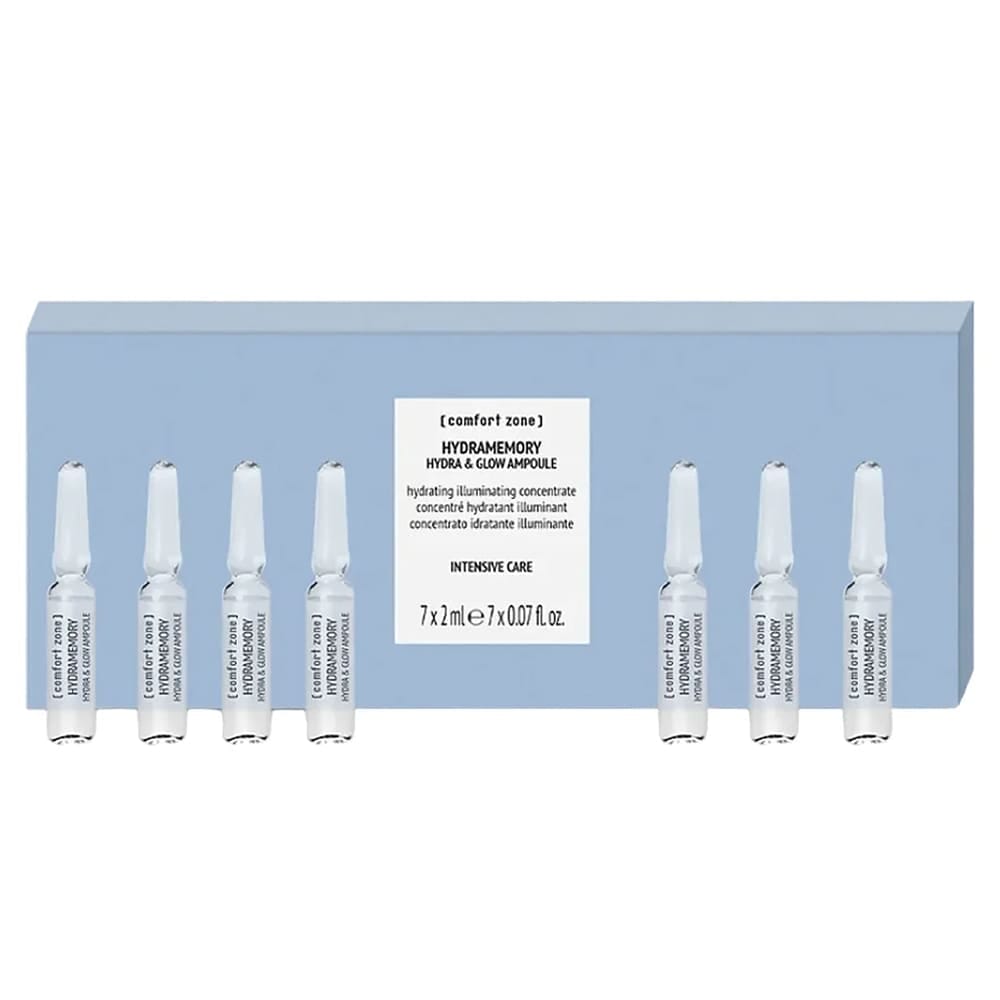 Концентрат увлажнение и сияние HYDRAMEMORY HYDRA&GLOW AMPOULE, 7 шт. х 2 мл
