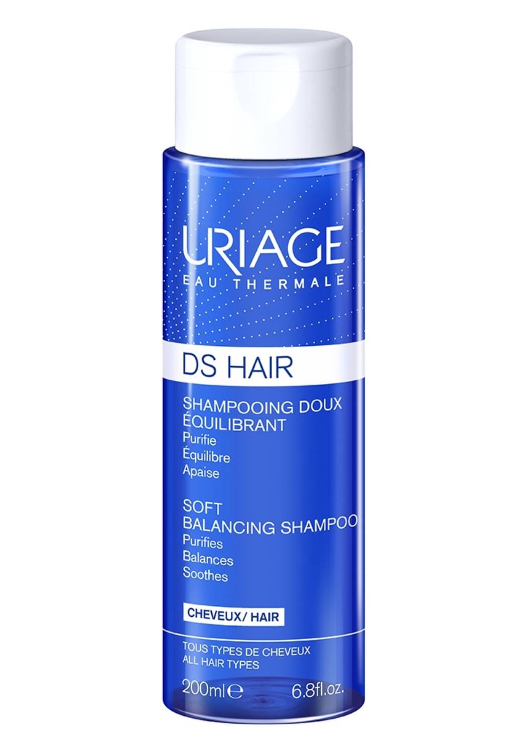 Шампунь мягкий балансирующий Uriage DS Hair Soft Balancing Shampoo 200 мл