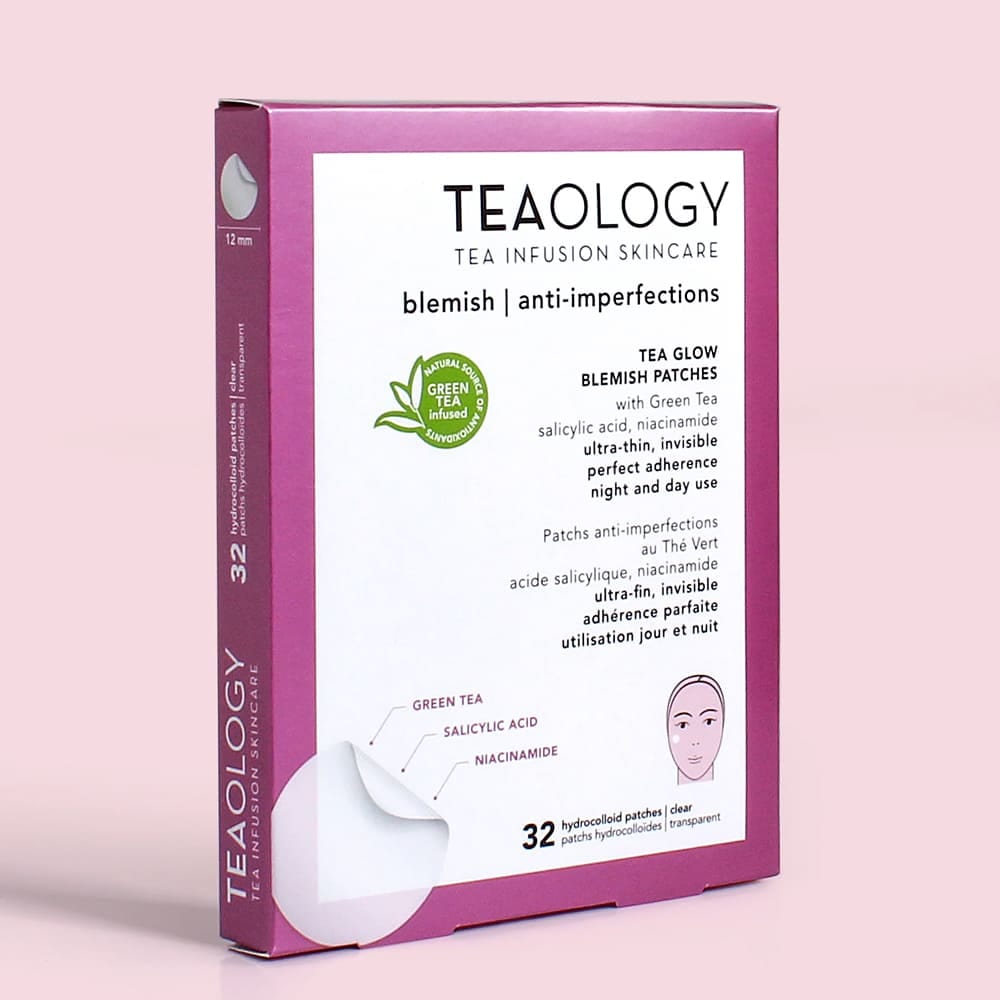 Дневные/ночные патчи локального применения для проблемной кожи лица Tea Glow Anti-Blemish Patch, 32 шт - фото 2