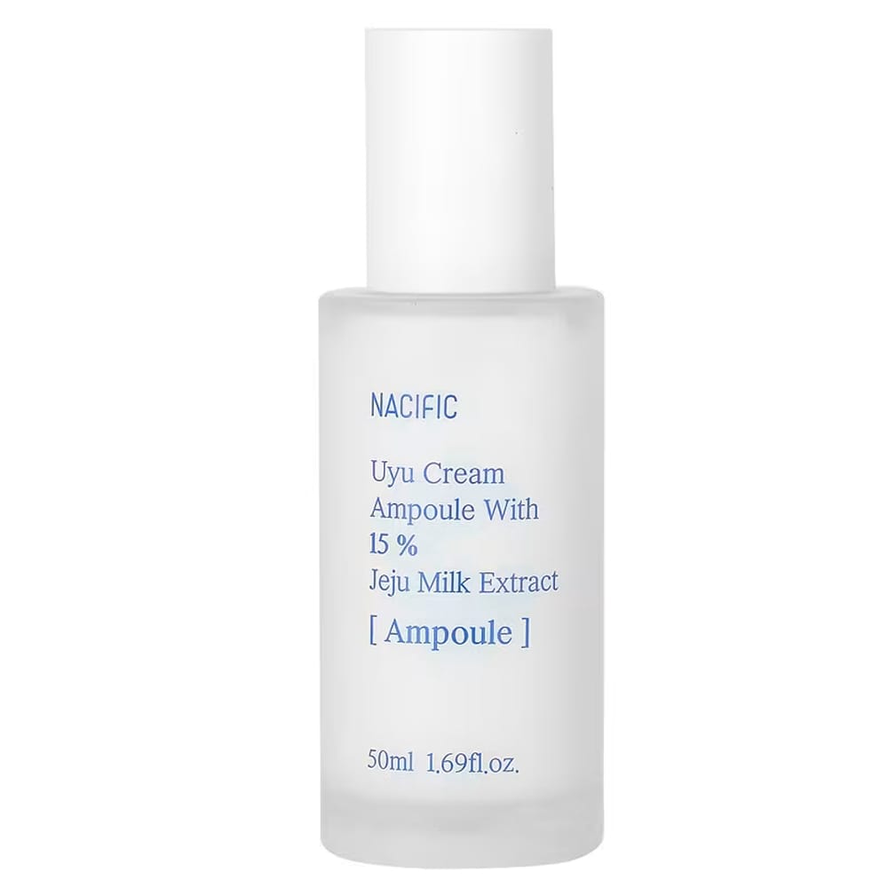 Увлажняющая кремовая сыворотка для лица с молочным экстрактом UYU Cream Ampoule, 50 мл