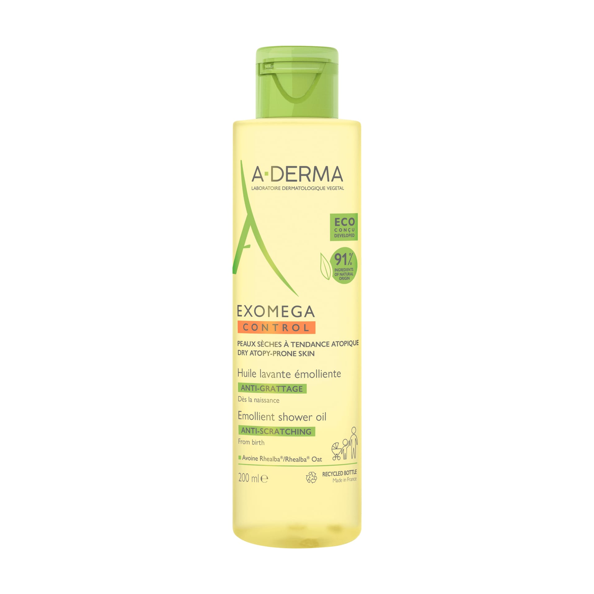 Смягчающее масло для душа Exomega Control Emollient Shower Oil