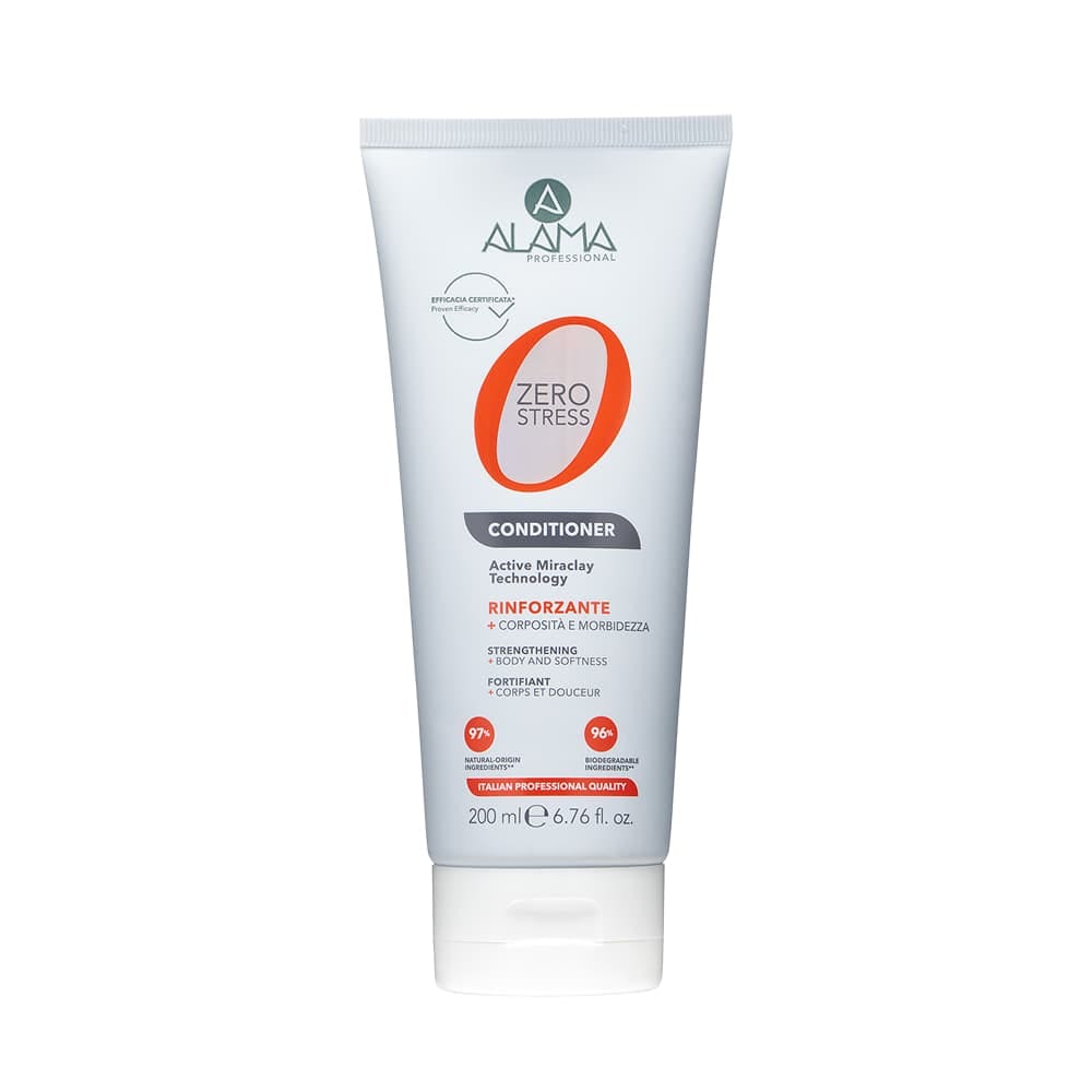 Alama-Кондиционер для волос укрепляющий реминерализующий Alama ZERO STRESS CONDITIONER, 200 мл