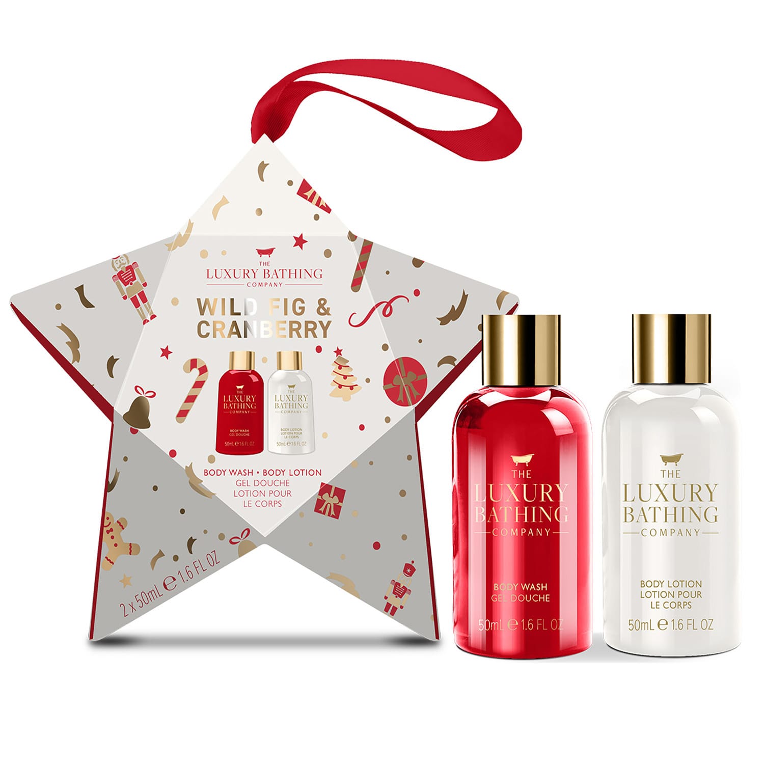 Косметический набор Wild Fig & Cranberry(Гель для душа Body Wash 50мл+ Лосьон для тела Body Lotion 50мл)
