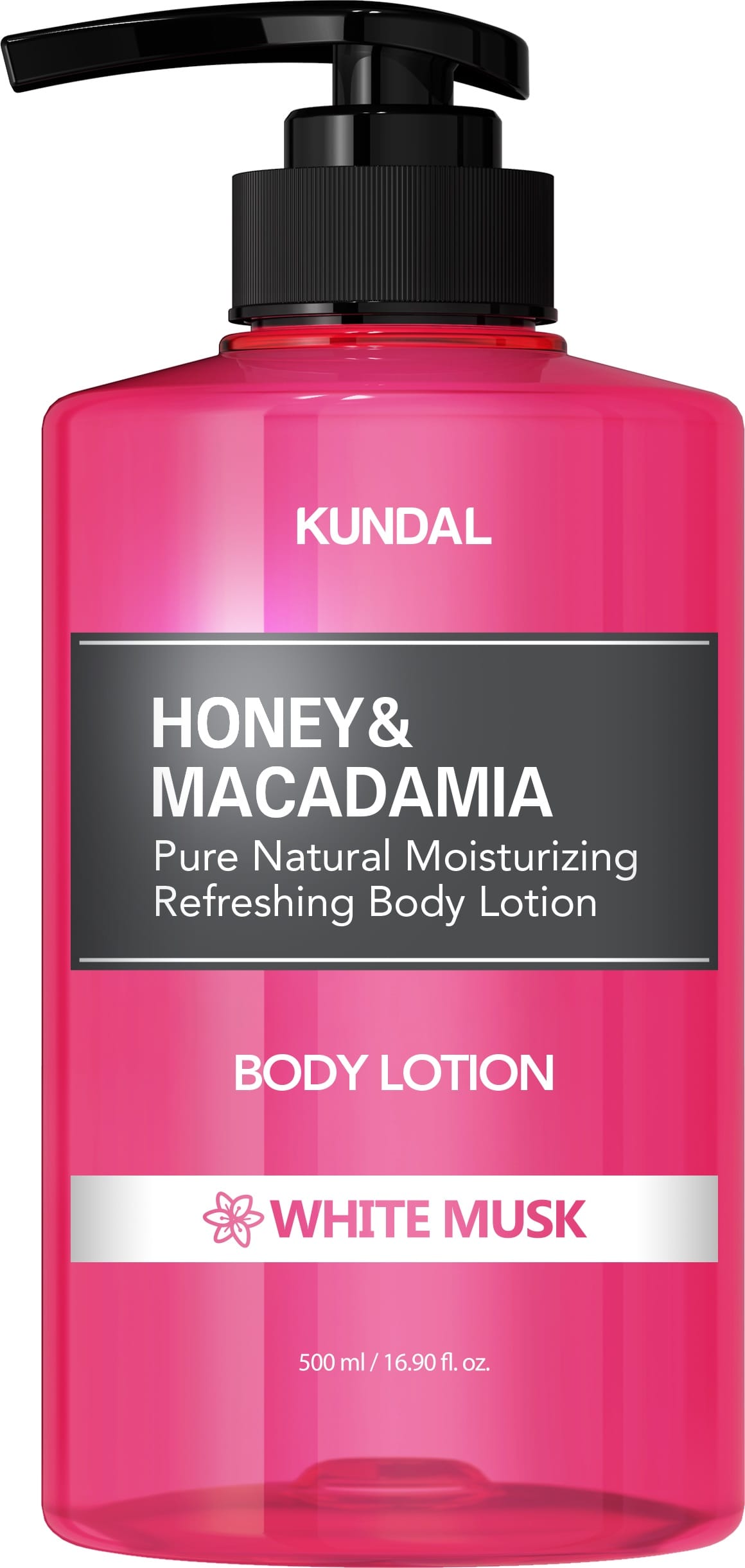 Лосьон для тела KUNDAL HONEY & MACADAMIA PURE BODY LOTION WHITE MUSK, 500 г