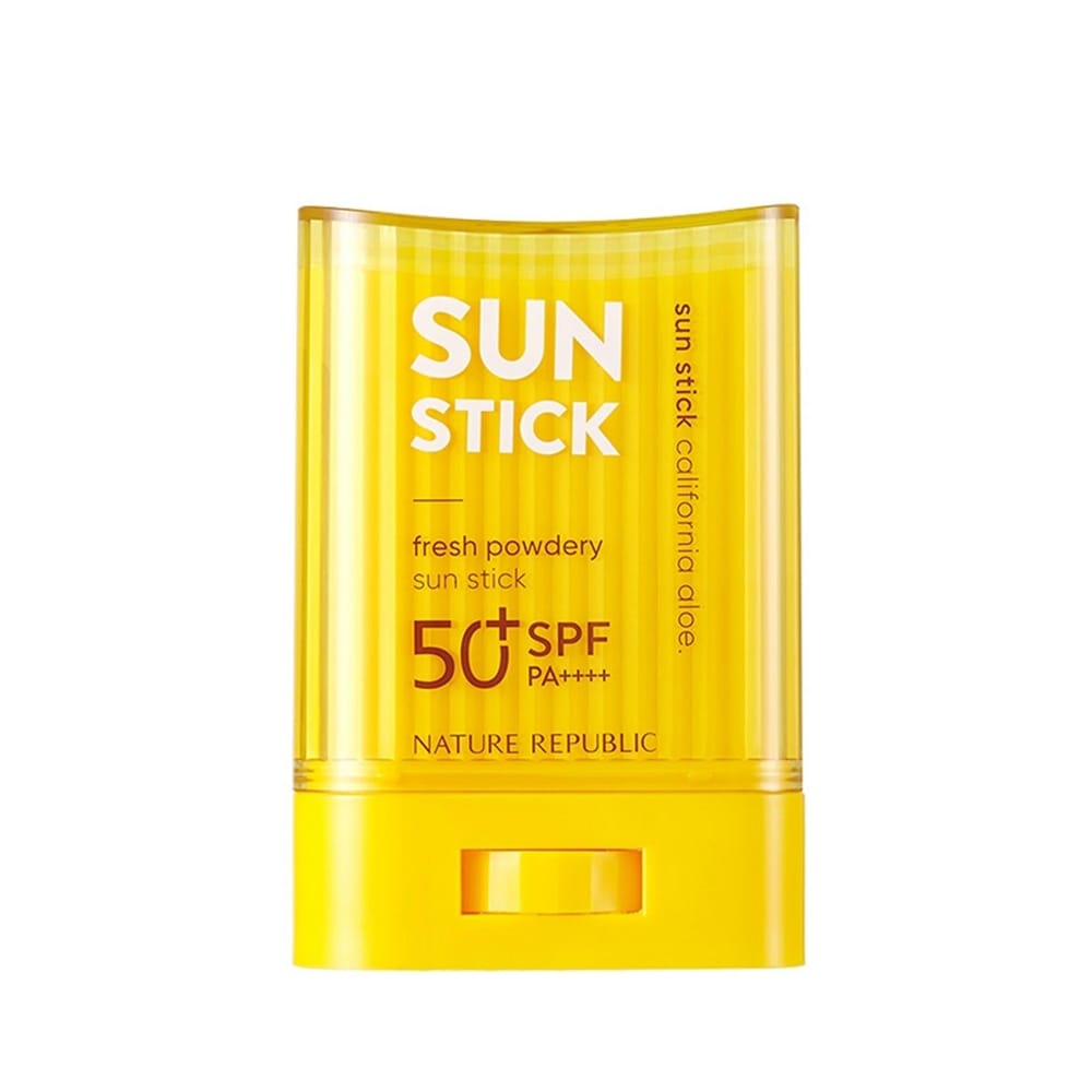 Освежающий пудровый солнцезащитный стик California Aloe Fresh Powdery Sun Stick SPF50+PA++++, 24 г