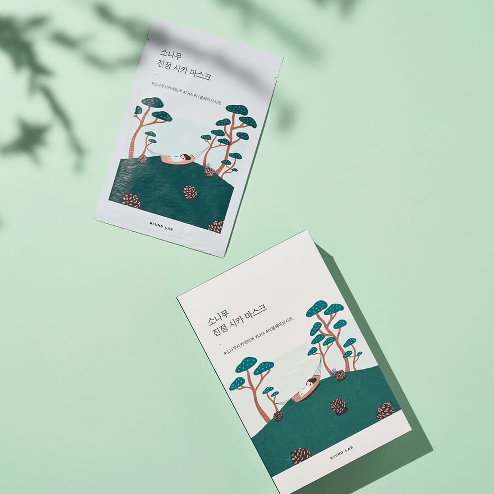 Успокаивающая тканевая маска для лица Pine Calming Cica Mask, 27 мл - фото 2