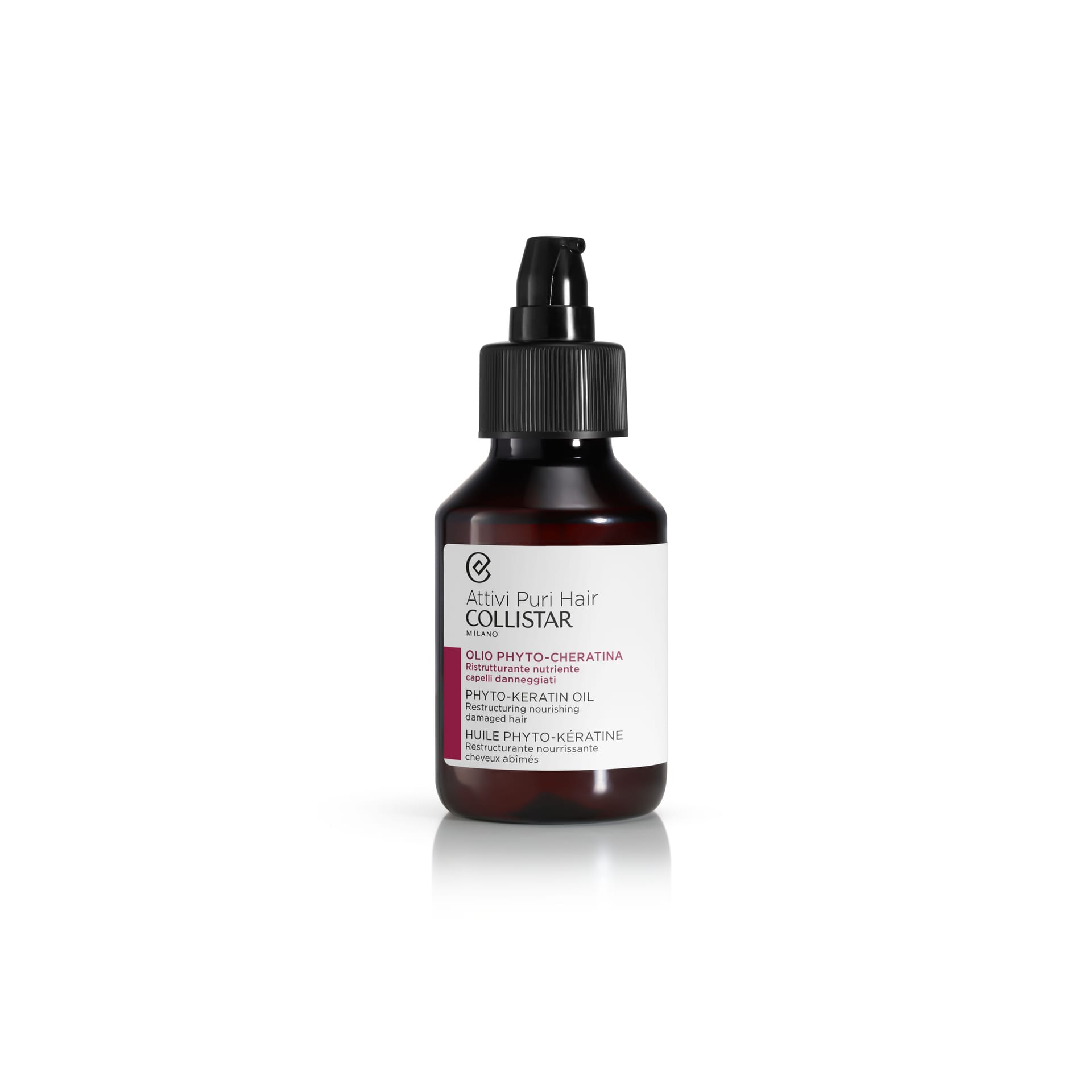 Питательное масло для восстановления поврежденных волос Attivi Puri Hair/Phyto-Keratin Oil, 100 мл