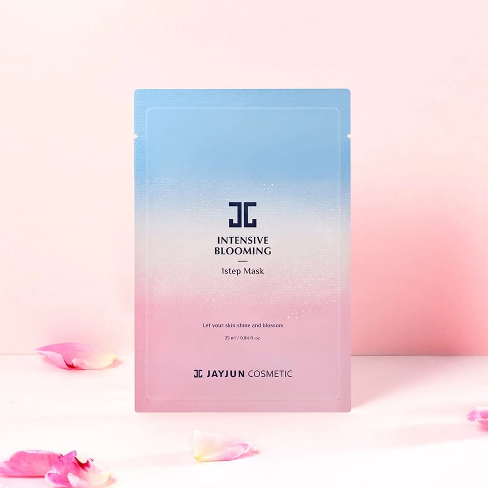 Успокаивающая и увлажняющая тканевая маска для сияния кожи лица Intensive Blooming 1step Mask, 25 мл - фото 2