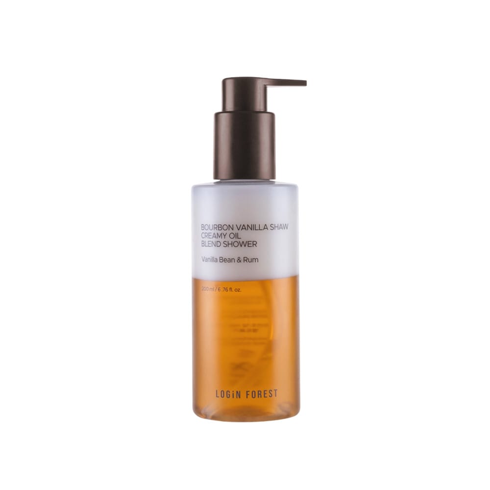 Масло для душа двухфазное питательное Bourbon Vanilla Shaw Creamy Oil Blend Shower, 200 мл