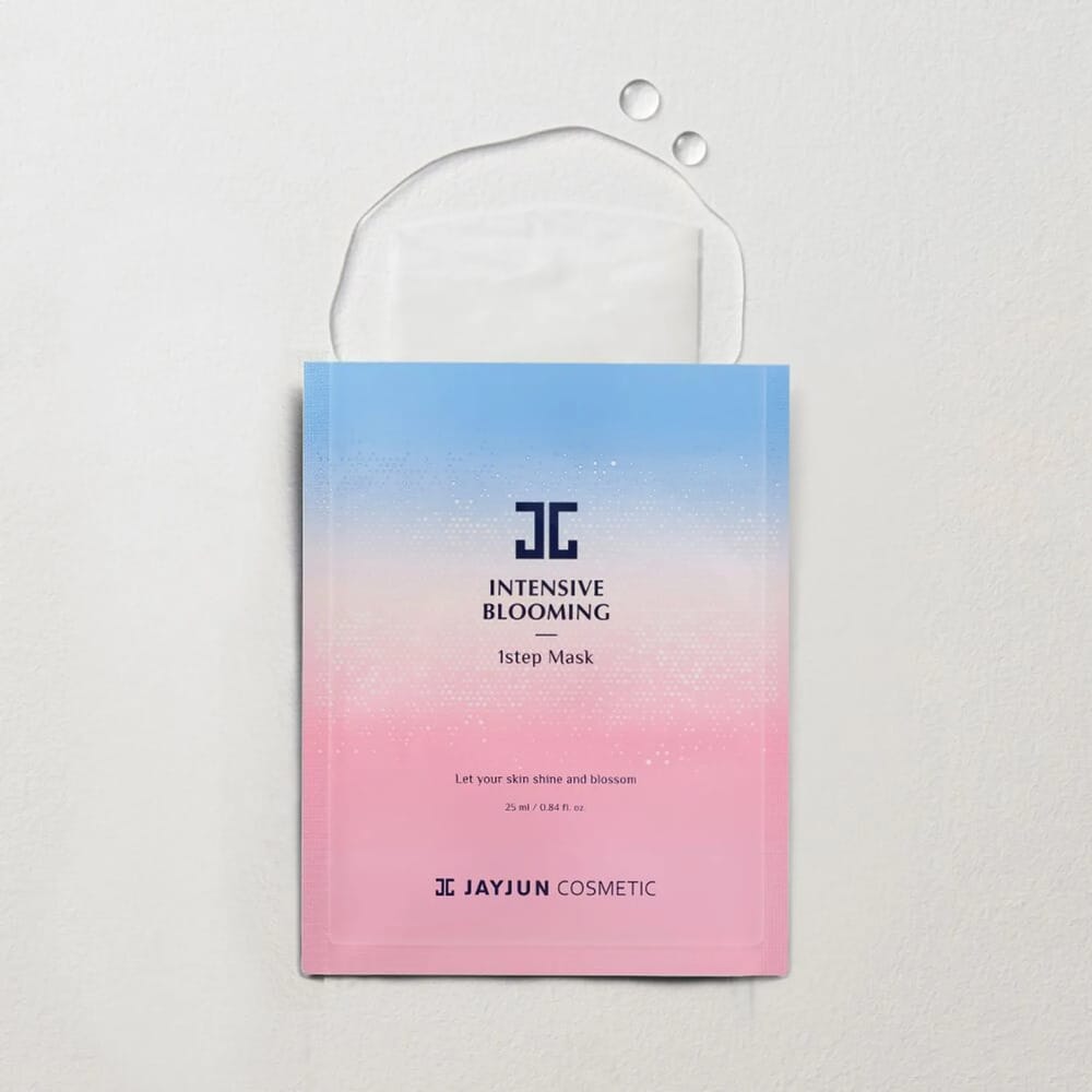 Успокаивающая и увлажняющая тканевая маска для сияния кожи лица Intensive Blooming 1step Mask, 25 мл - фото 3