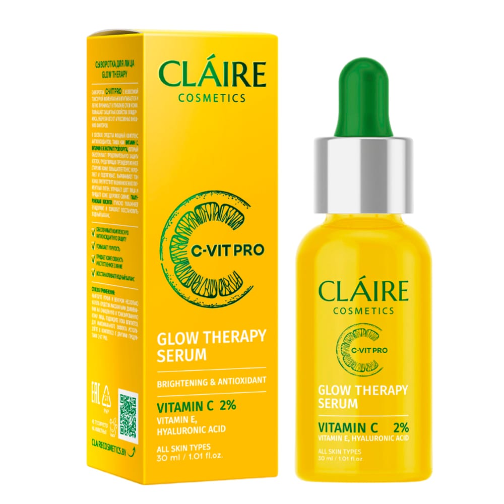 Сыворотка для лица C-Vit Pro, Glow Therapy, 30 мл