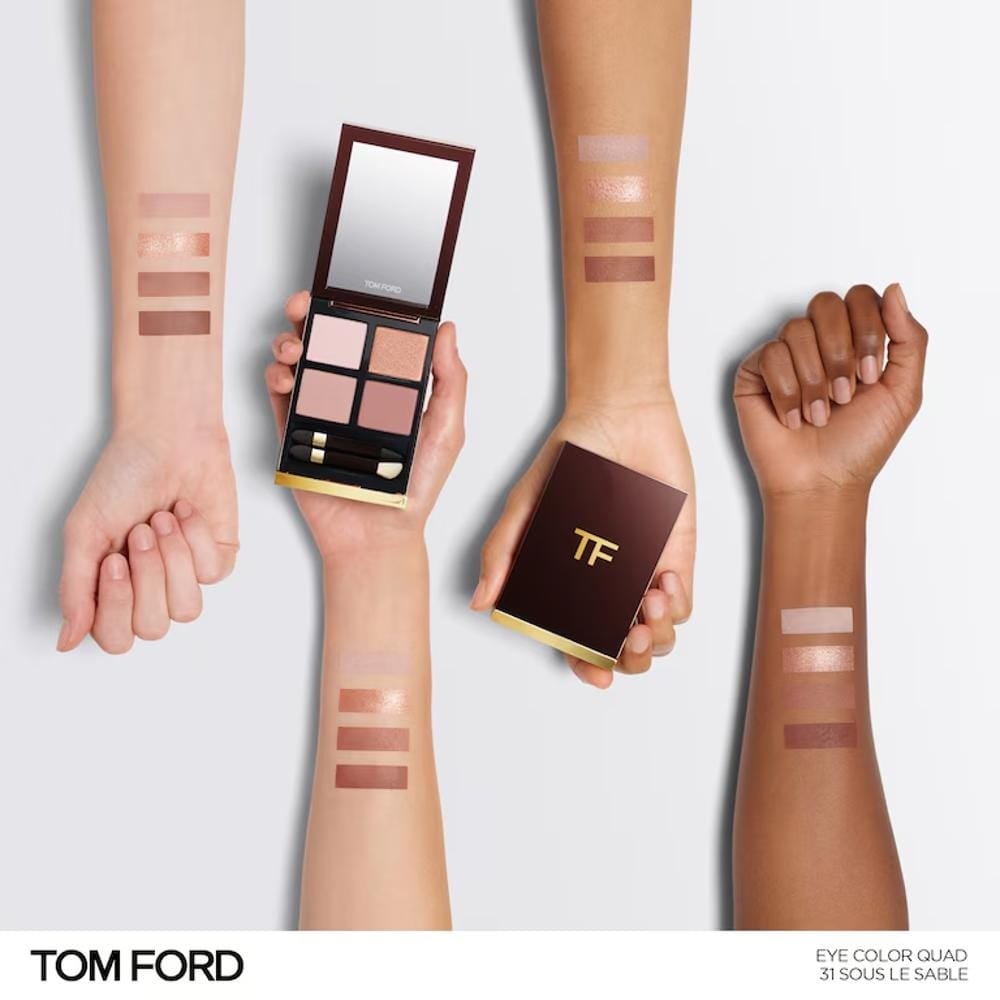 Тени для век Tom Ford Eye Color х 4 - 42 Hazy Sensuality , тона: Sparkle, Rose, Champ, Spicy, 6 г    - фото 4