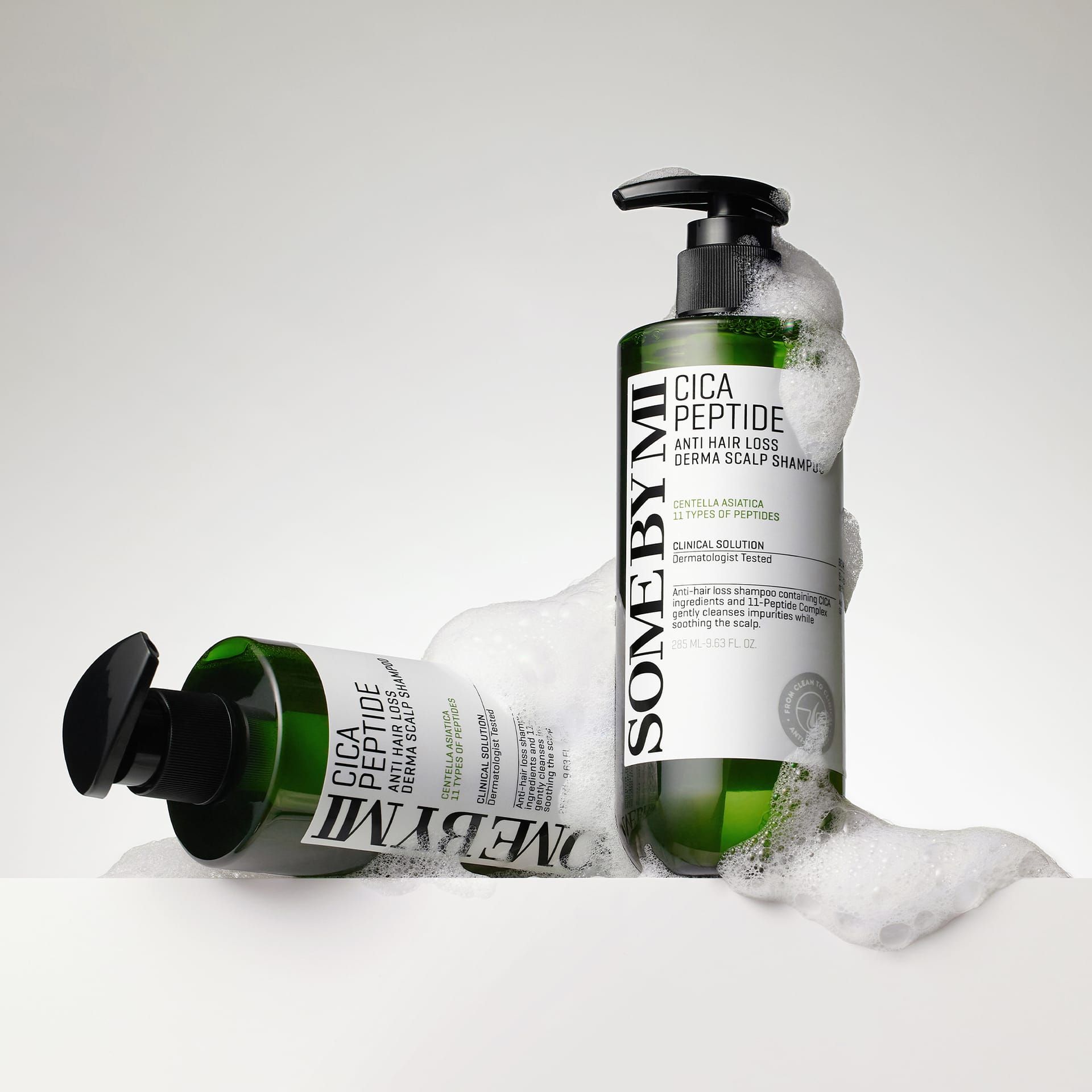 Укрепляющий шампунь против выпадения волос Cica Peptide Anti Hair Loss Derma Scalp Shampoo, 285 мл - фото 4