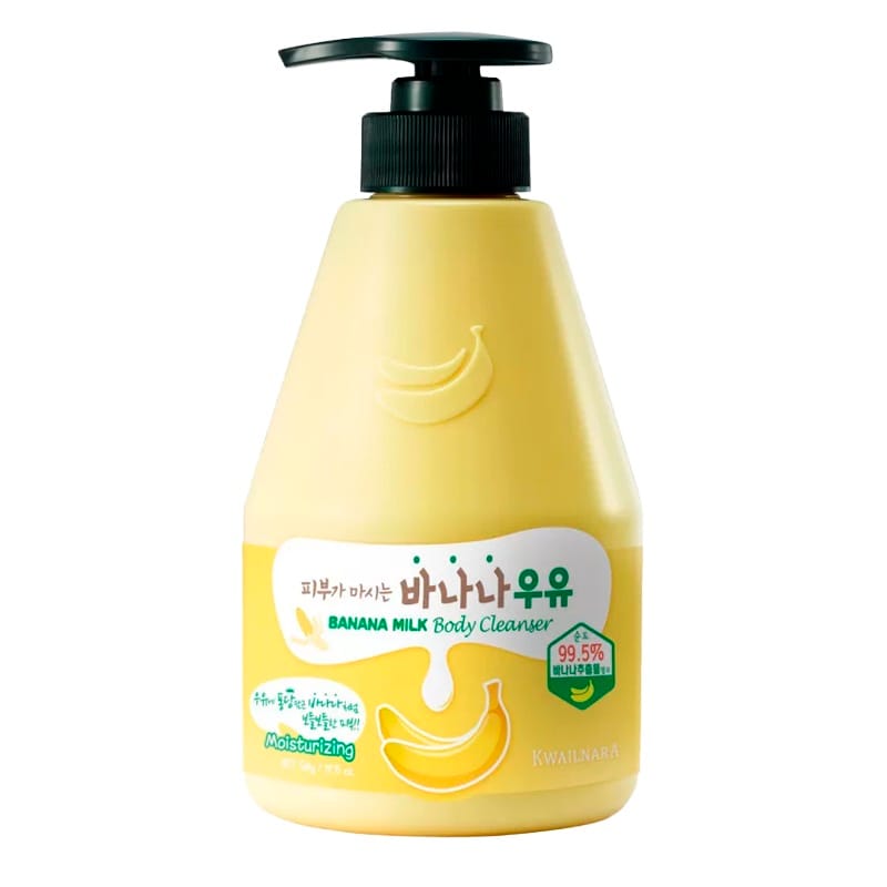 Гель для душа банановый Kwailnara Banana Milk Body Cleanser, 560 мл
