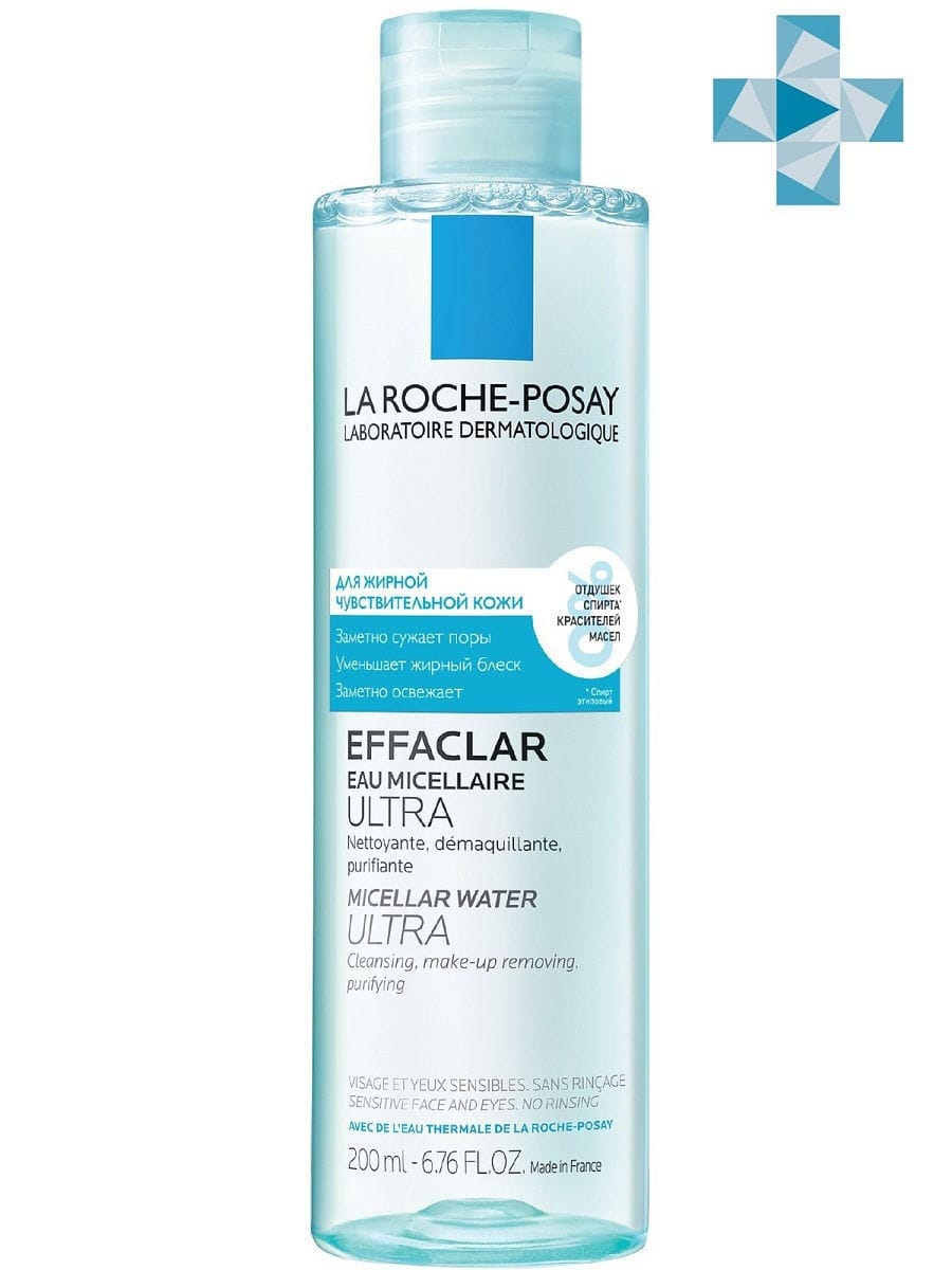 Мицеллярная вода Effaclar Ultra  для жирной и проблемной кожи