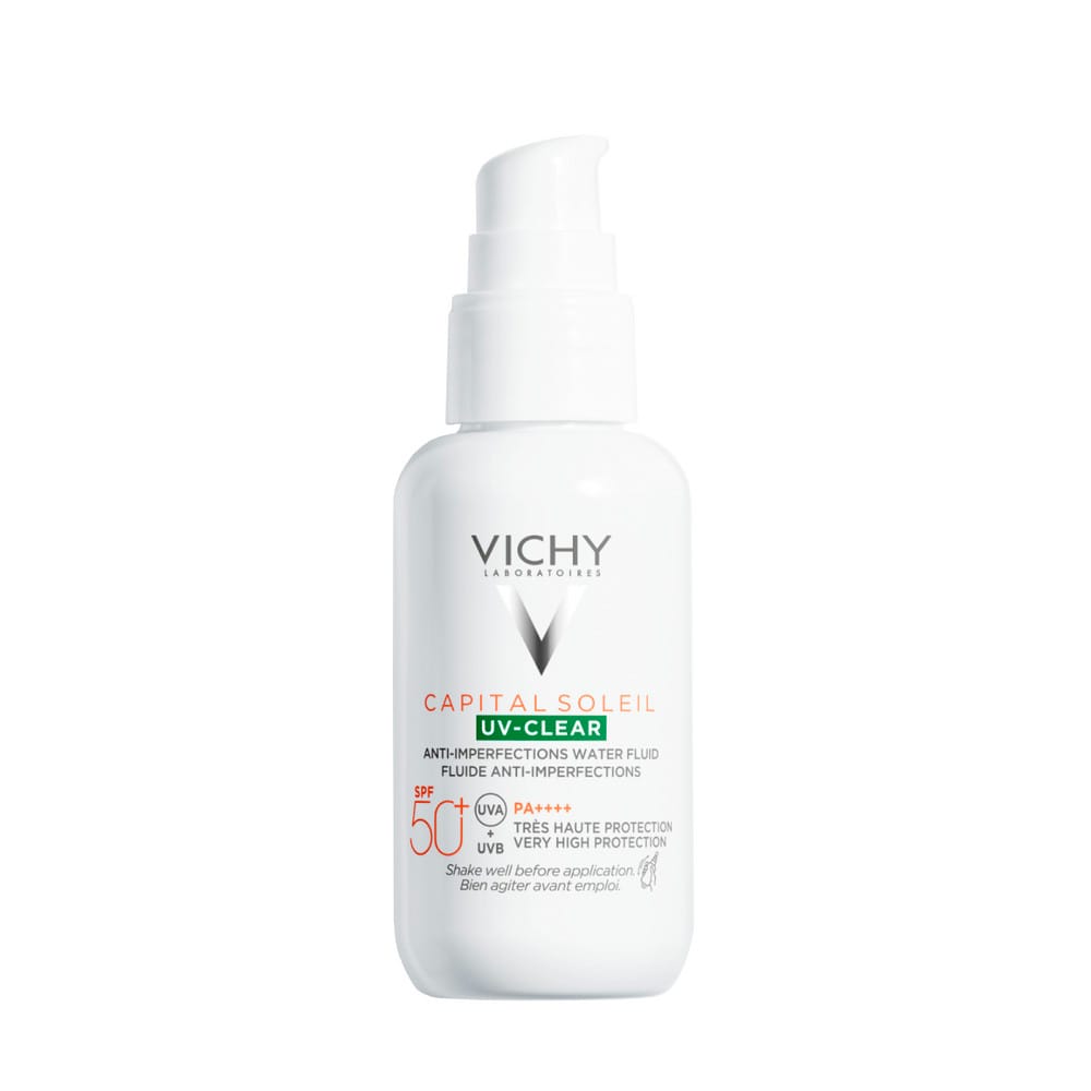VICHY Capital Soleil Флюид солнцезащитный для лица против несовершенств "UV-Clear" SPF50+ 40мл