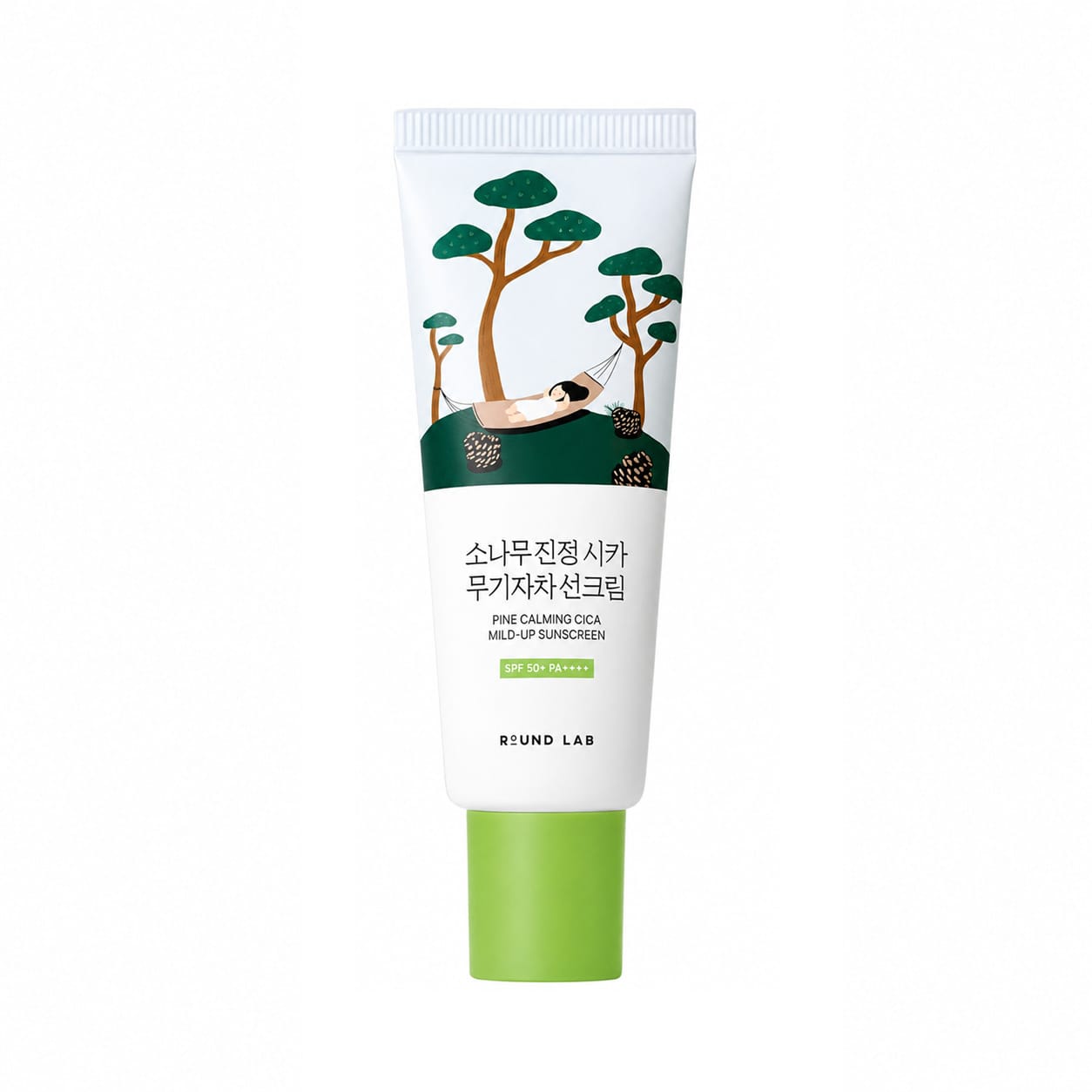 Успокаивающий солнцезащитный крем SPF 50+ PA++++ Pine Calming Cica Sunscreen, 40 мл