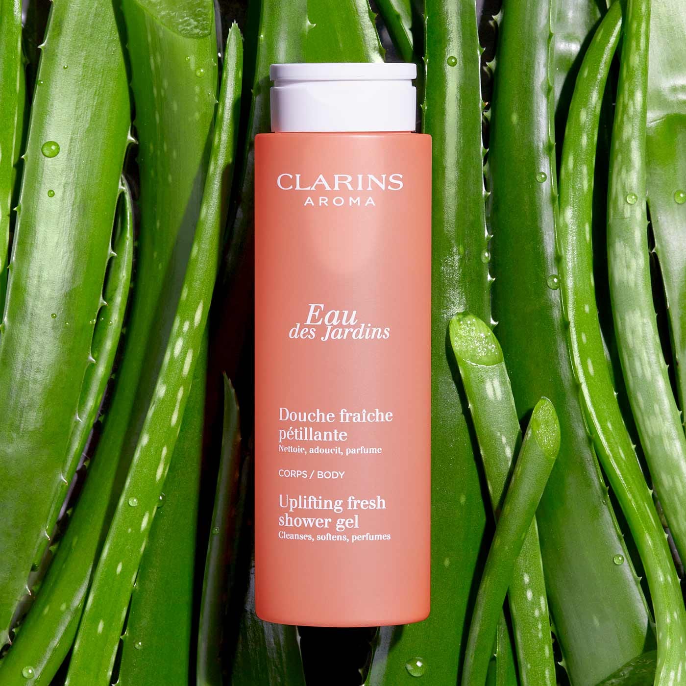 Увлажняющий гель для душа Aroma Eau Des Jardins Uplifting Fresh Shower Gel, 200 мл - фото 5