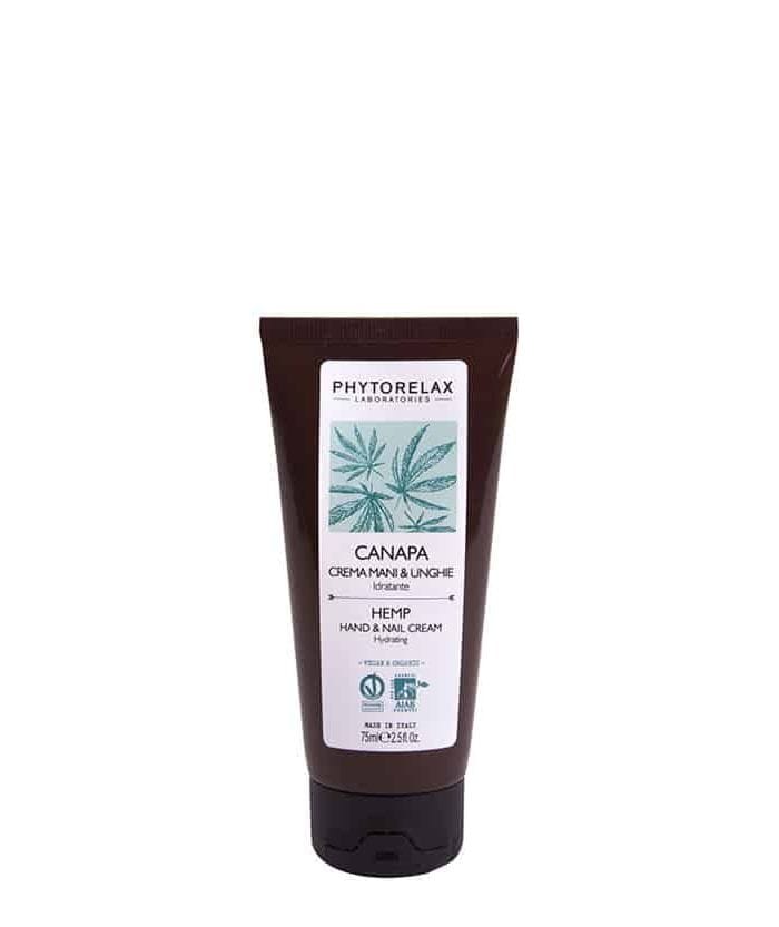 Крем для рук и ногтей увлажняющий с конопляным маслом Phytorelax Hemp hand&nail cream, 75 мл