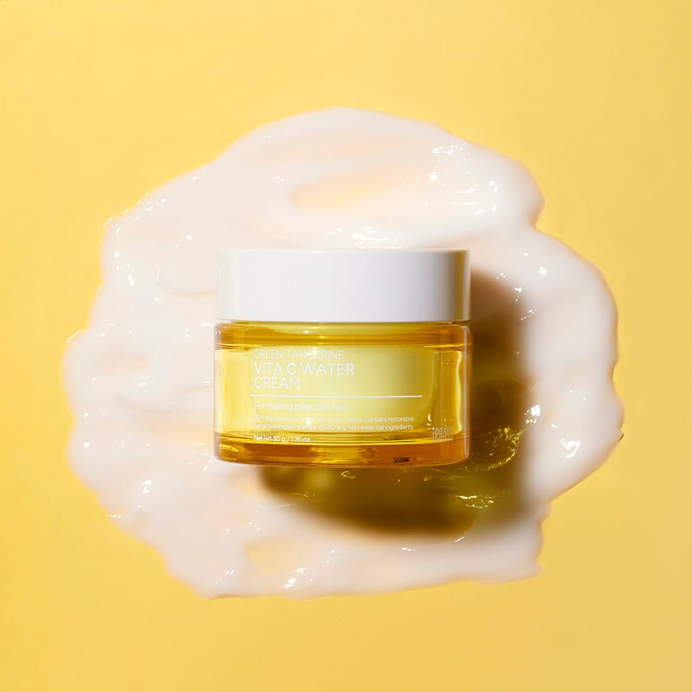 Освежающий, увлажняющий крем для сияния кожи лица Tenzero Green Tangerine Vita C Water Cream, 50 г - фото 3