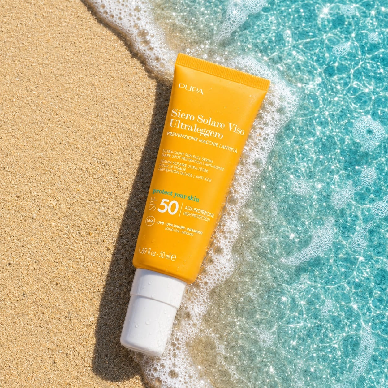 Ультралёгкая солнцезащитная сыворотка для лица SPF 50 Ultra-Light Sun Face Serum, 50 мл - фото 3