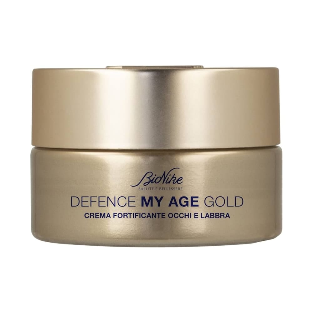 BioNike Укрепляющий крем для век и губ DEFENCE MY AGE GOLD fortifying eyes and lips cream, 15 мл