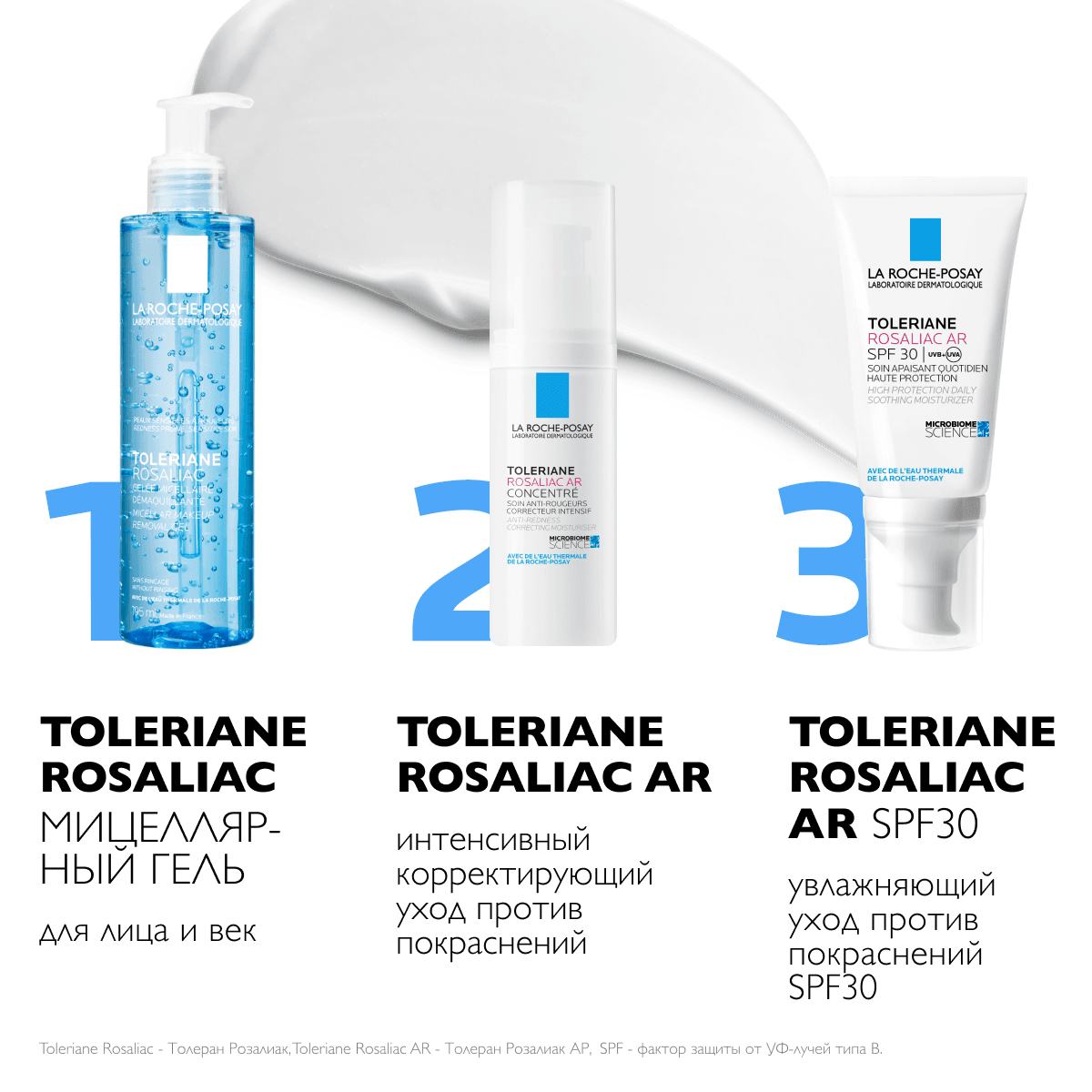 Уход для лица увлажняющий против покраснений Toleriane Rosaliac AR SPF30, 50 мл - фото 6
