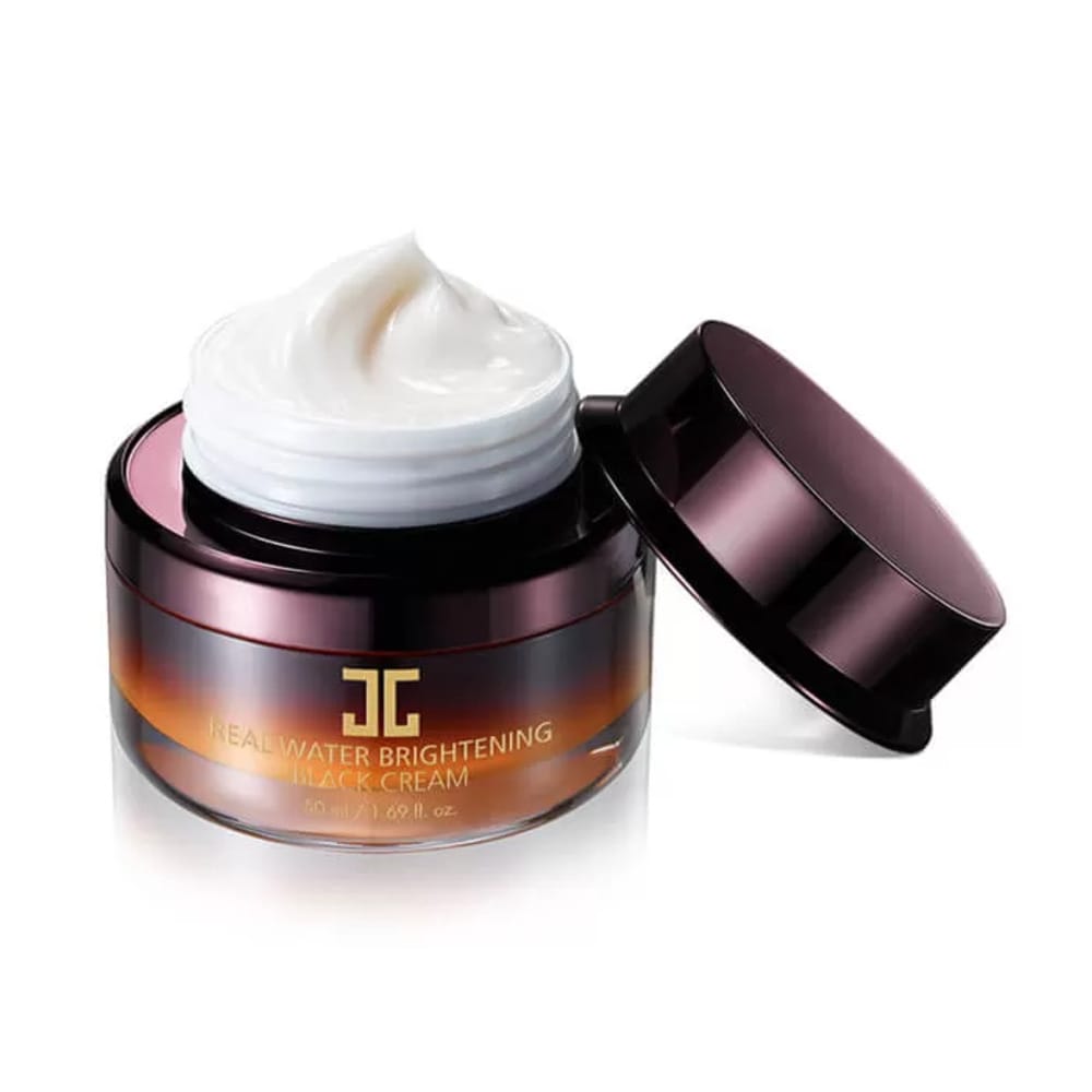 Омолаживающий и восстанавливающий крем для сияния кожи лица Real Water Brightening Black Cream, 50 мл - фото 2