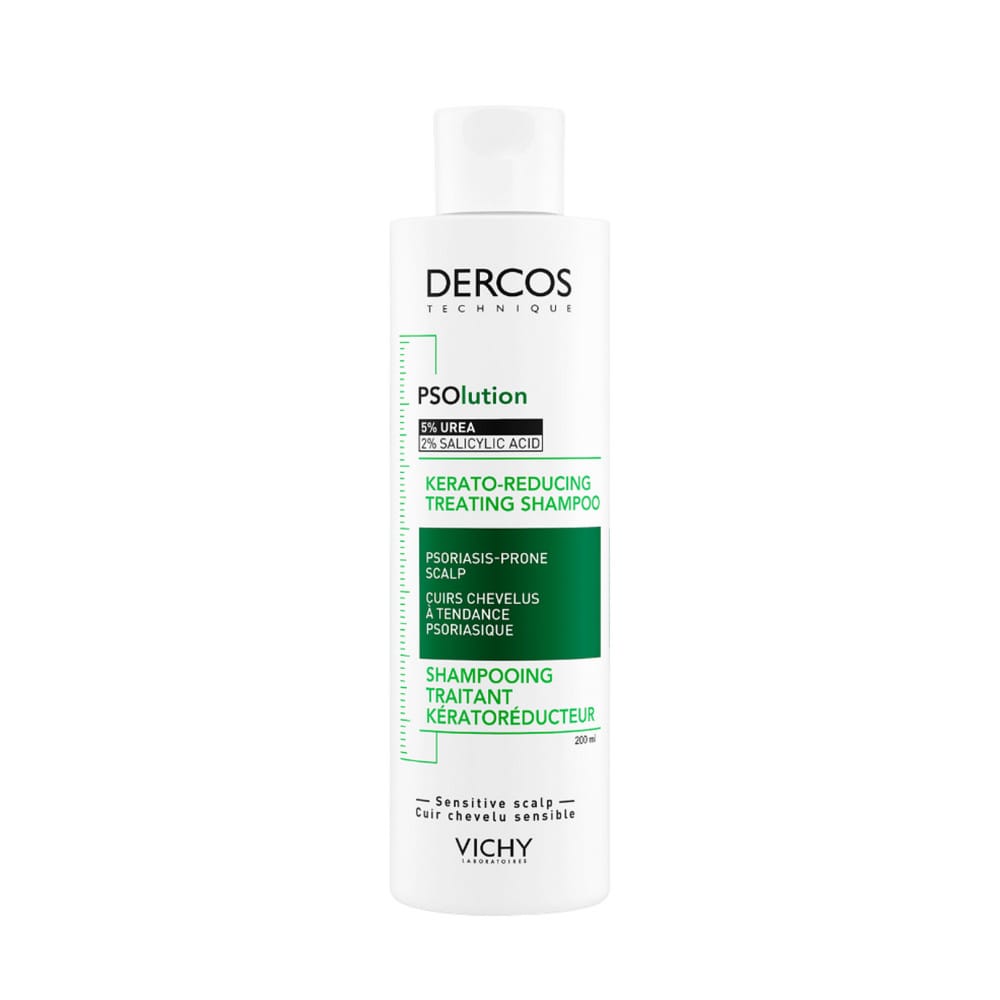 Кераторегулирующий шампунь Dercos PSOlution для кожи головы, склонной к псориазу, 200 мл