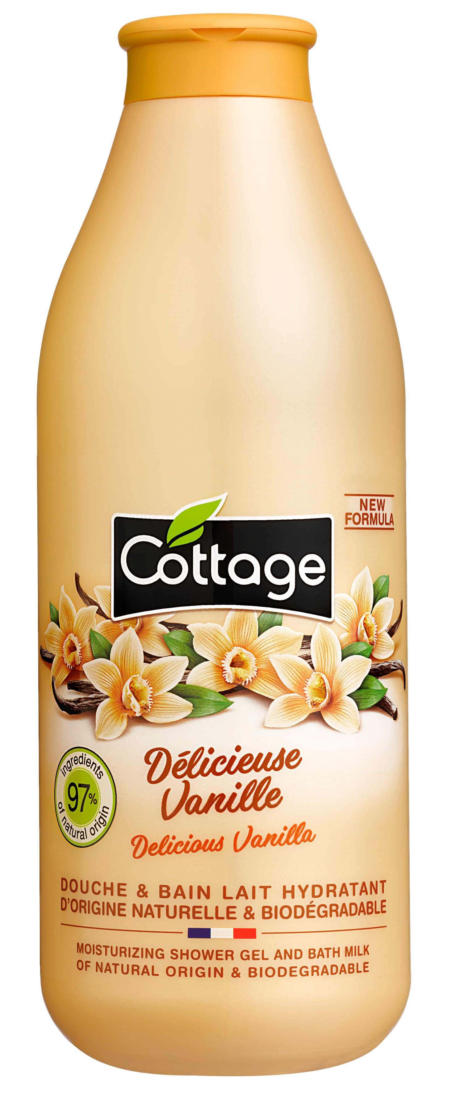 Гель для душа и ванны увлажняющий Delicious Vanilla /Moisturizing Shower Gel and Bath Milk 750 мл