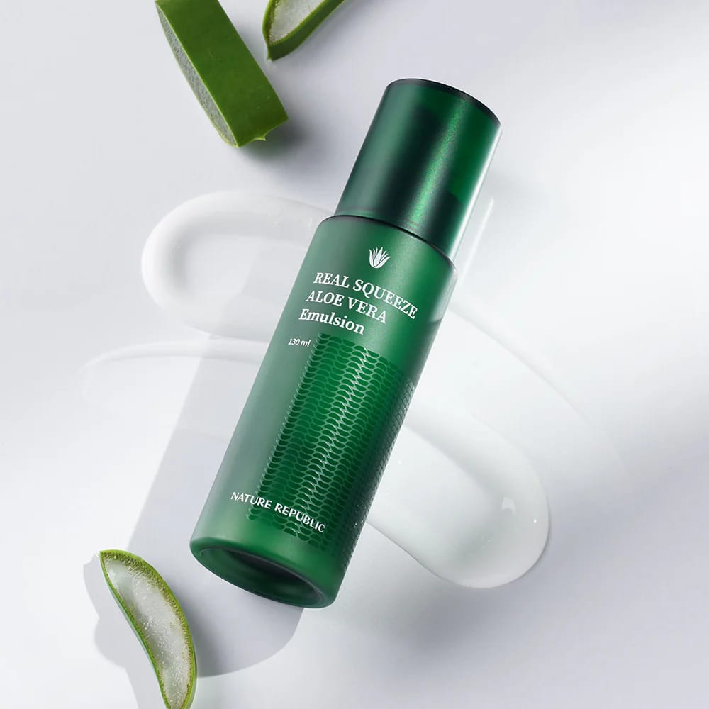 Увлажняющая эмульсия для упругости и гладкости кожи лица Real Squeeze Aloe Vera Emulsion, 130 мл - фото 5