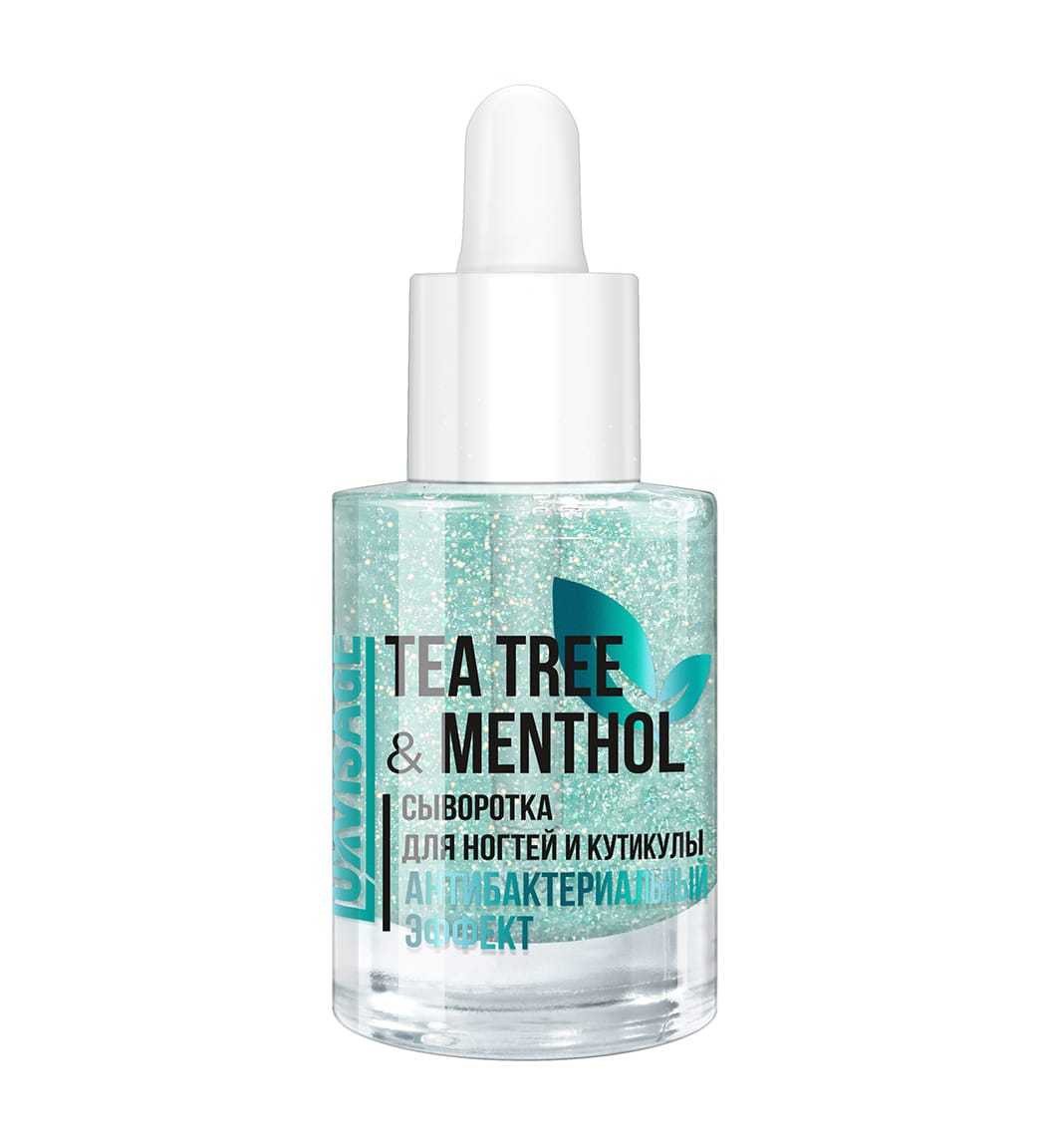 Сыворотка для ногтей и кутикулы антибактериальный эффект Luxvisage Tea Tree & Menthol, 10 г