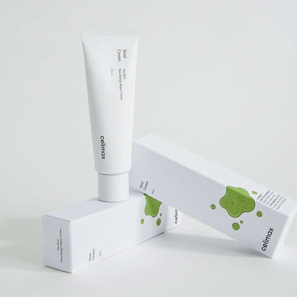 Антиоксидантный восстанавливающий крем с экстрактом нони Celimax The Real Noni Energy Repair Cream, 50 мл - фото 4