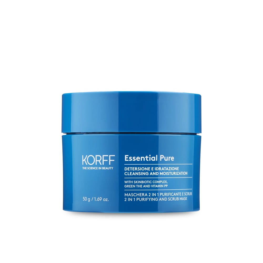 Очищающая и увлажняющая маска-скраб для лица 2-в-1 Essential Pure Cleansing And Moisturization 2 in 1 Purifying and Scrub Mask, 50 мл