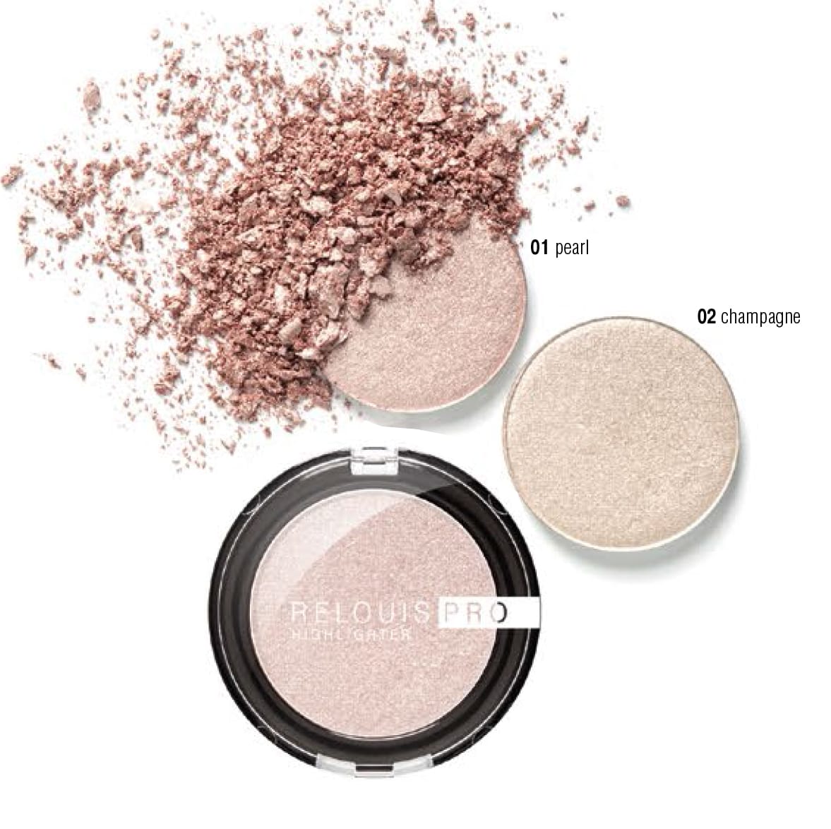Хайлайтер компактный Relouis Pro Highlighter - фото 2
