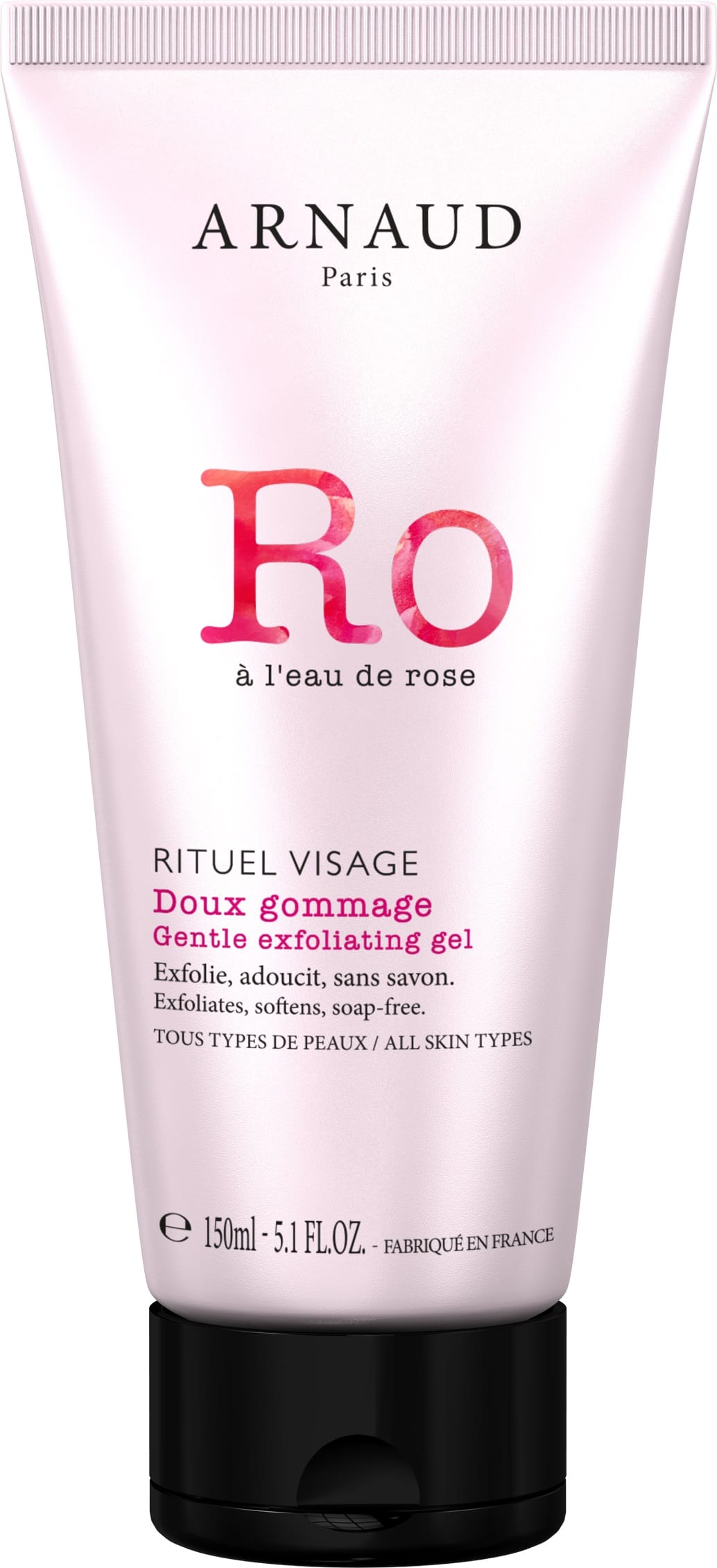 Скраб для лица с розовой водой для всех типов кожи Ro a L’eau de rose / Rituel Visage / Gentle Exfoliating Gel, 150 мл