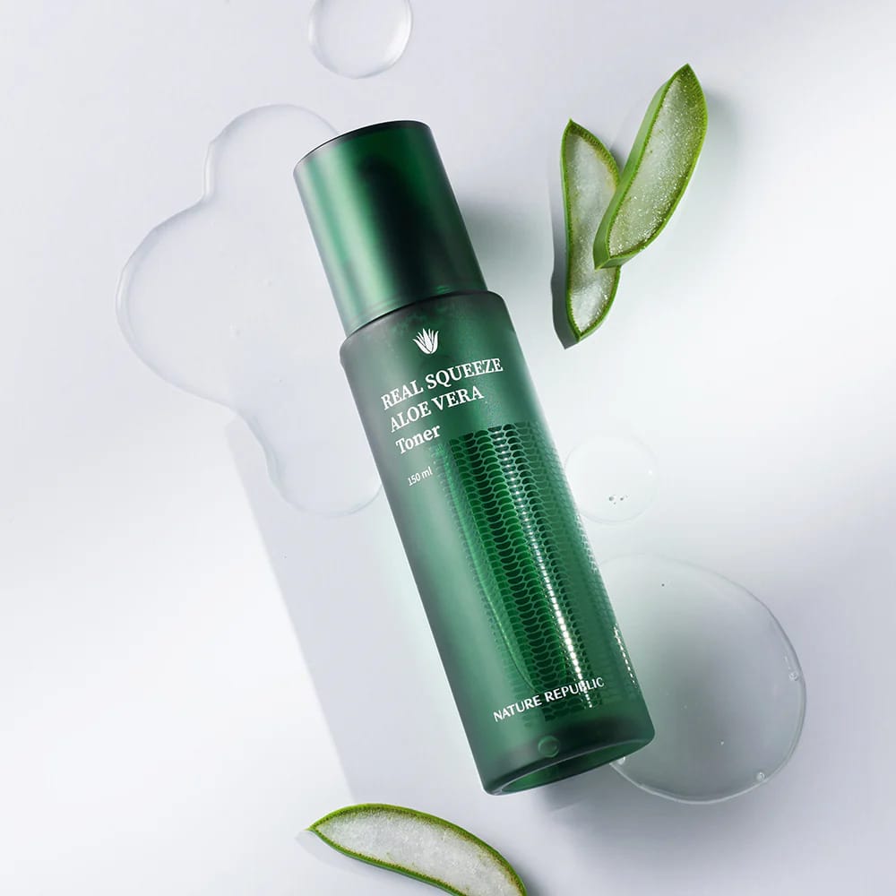 Увлажняющий тонер для упругости и гладкости кожи лица Real Squeeze Aloe Vera Toner, 150 мл - фото 5