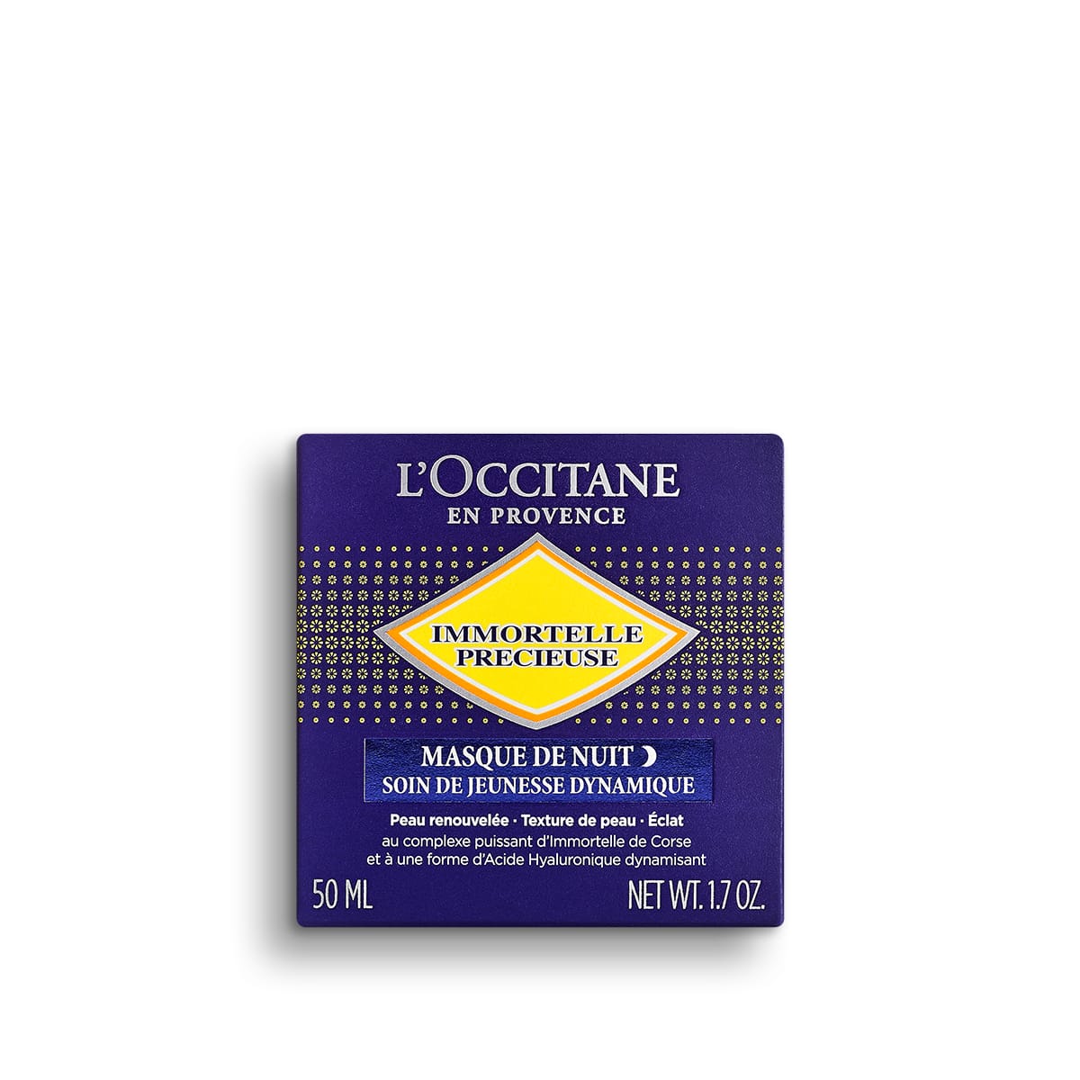 Активно омолаживающая ночная маска для лица и шеи Бессмертник IMMORTELLE PRECIEUSE OVERNIGHT MASK Dynamic Youthcare, 50 мл - фото 3
