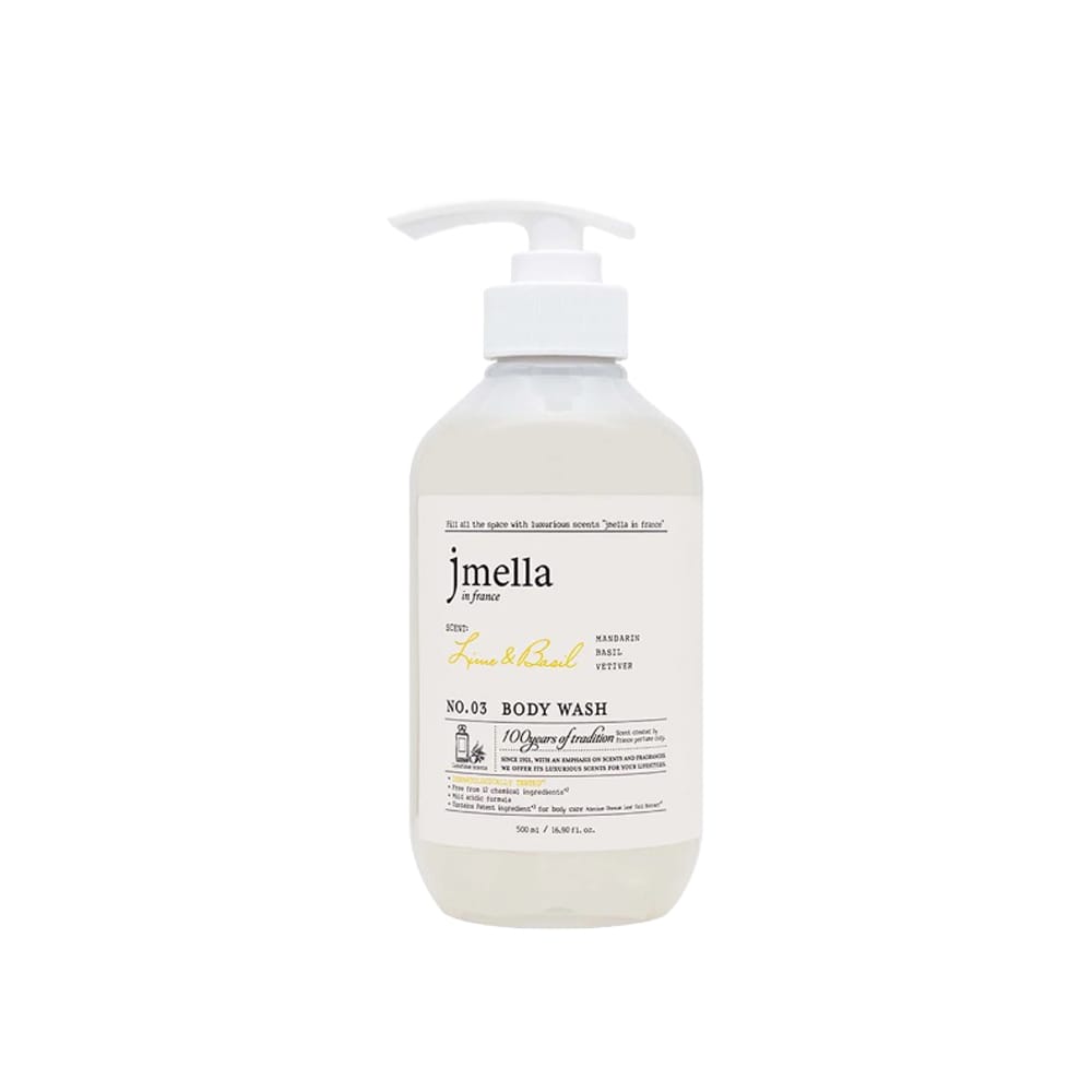 Гель для душа Jmella in france Lime & Basil Body Wash, 500 мл