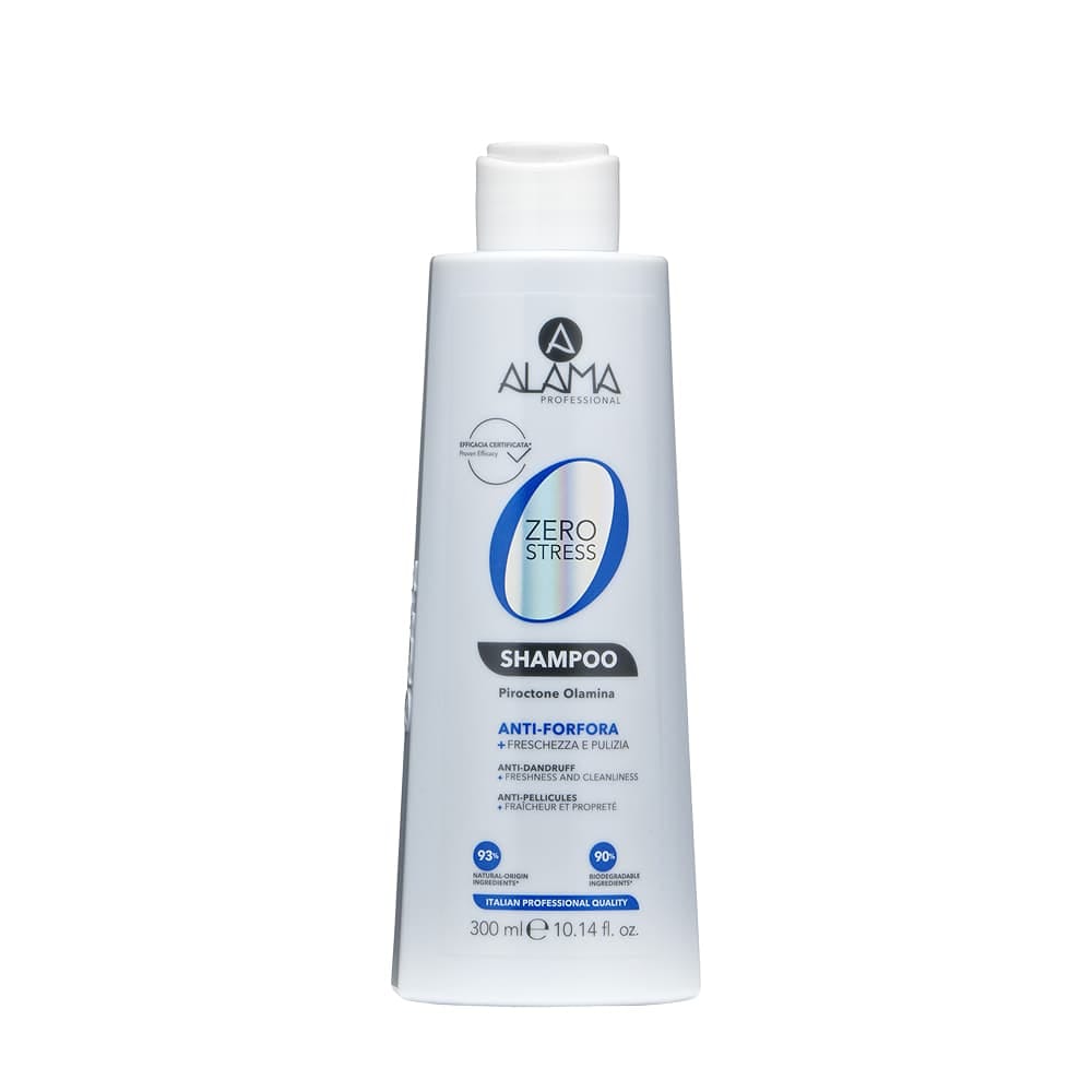 Alama-Шампунь от перхоти освежающий, очищающий Alama ZERO STRESS SHAMPOO, 300 мл