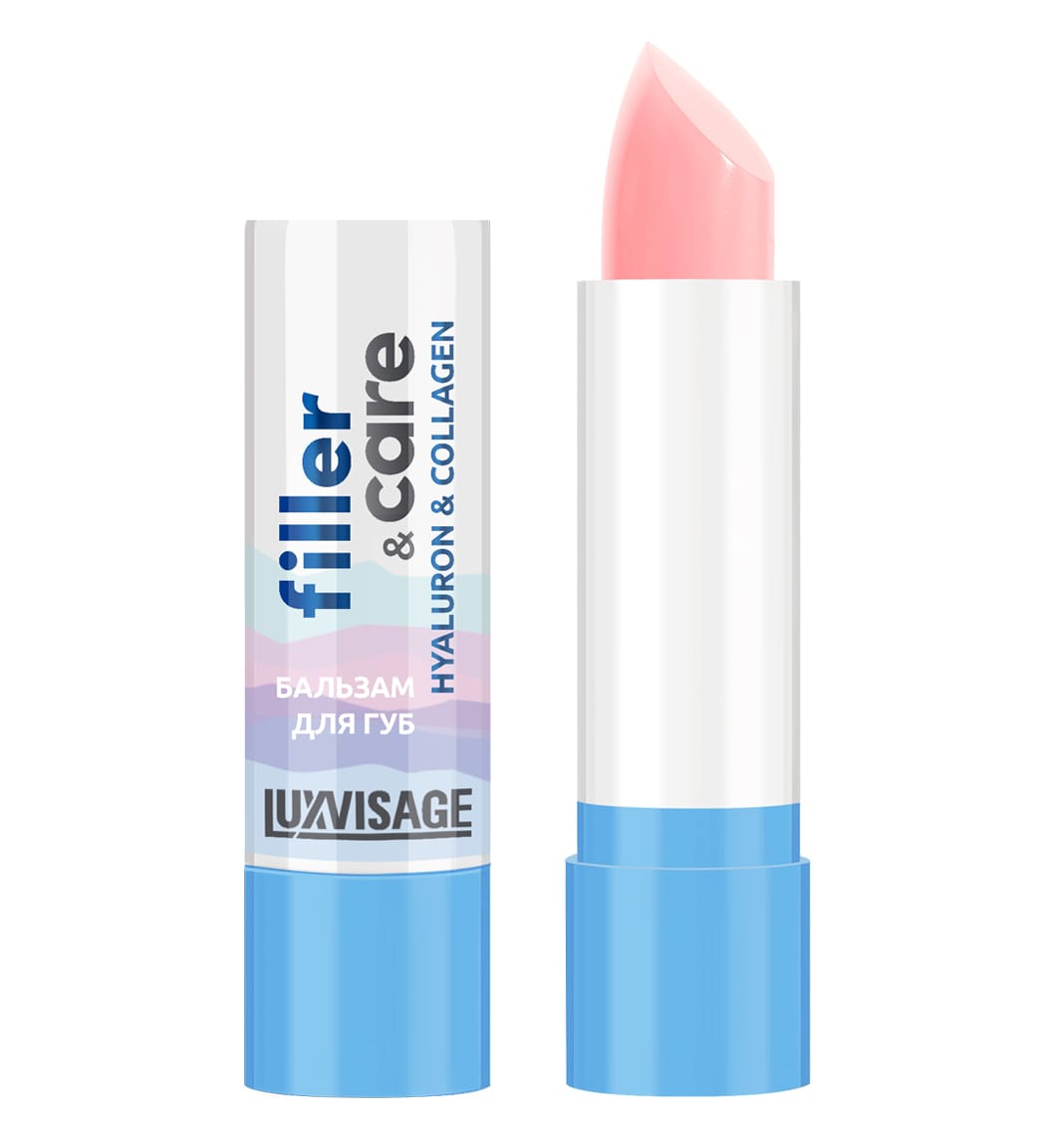 Бальзам для губ Luxvisage Filler & Care Hyaluron & Collagen, 3,9 г