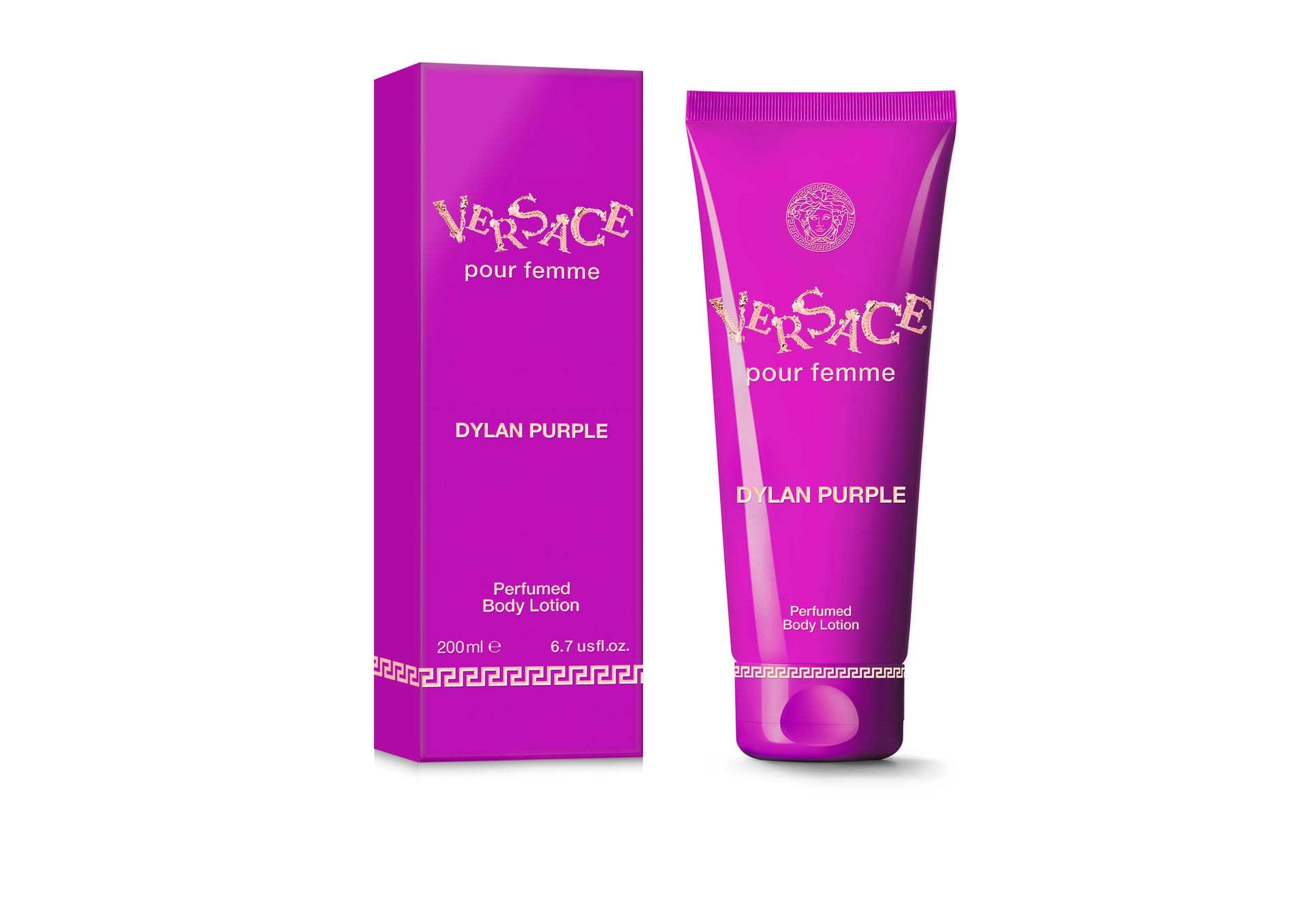 Лосьон для тела парфюмированный Versace Pour Femme Dylan Purple, 200 мл